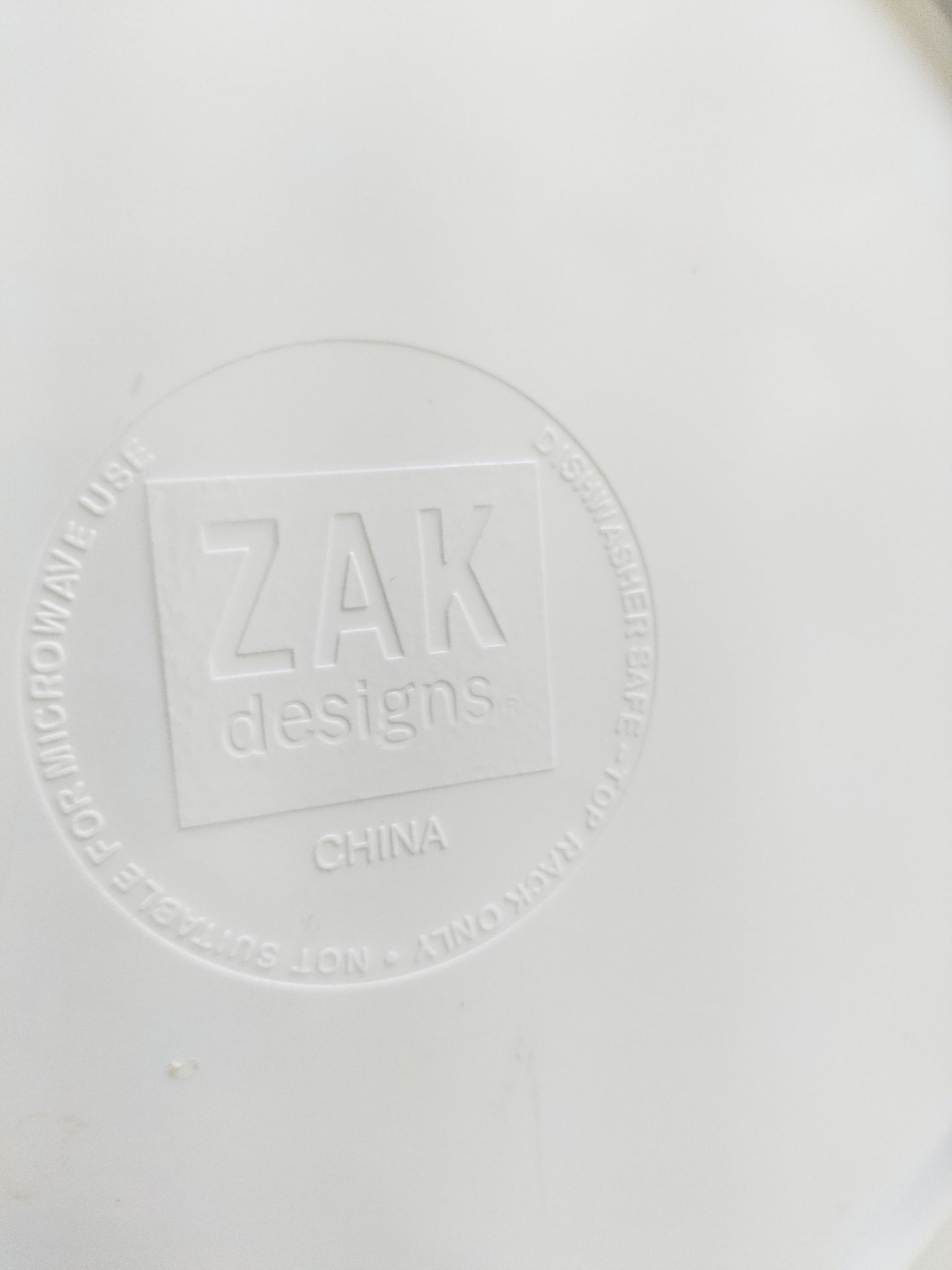 Ensemble de 7 assiettes en plastique Zak Designs