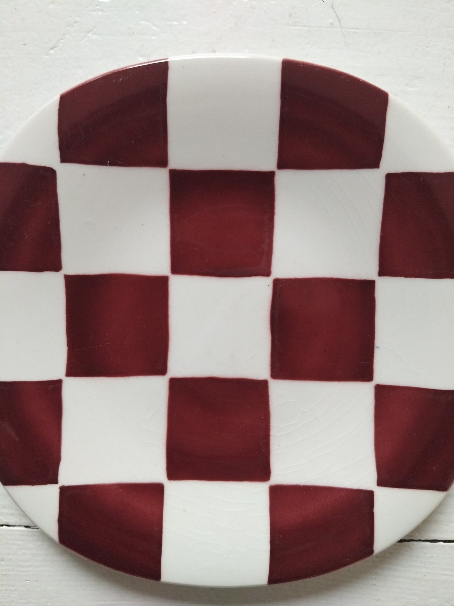 Petite assiette/ soucoupe Boch La Louvière Damier au choix