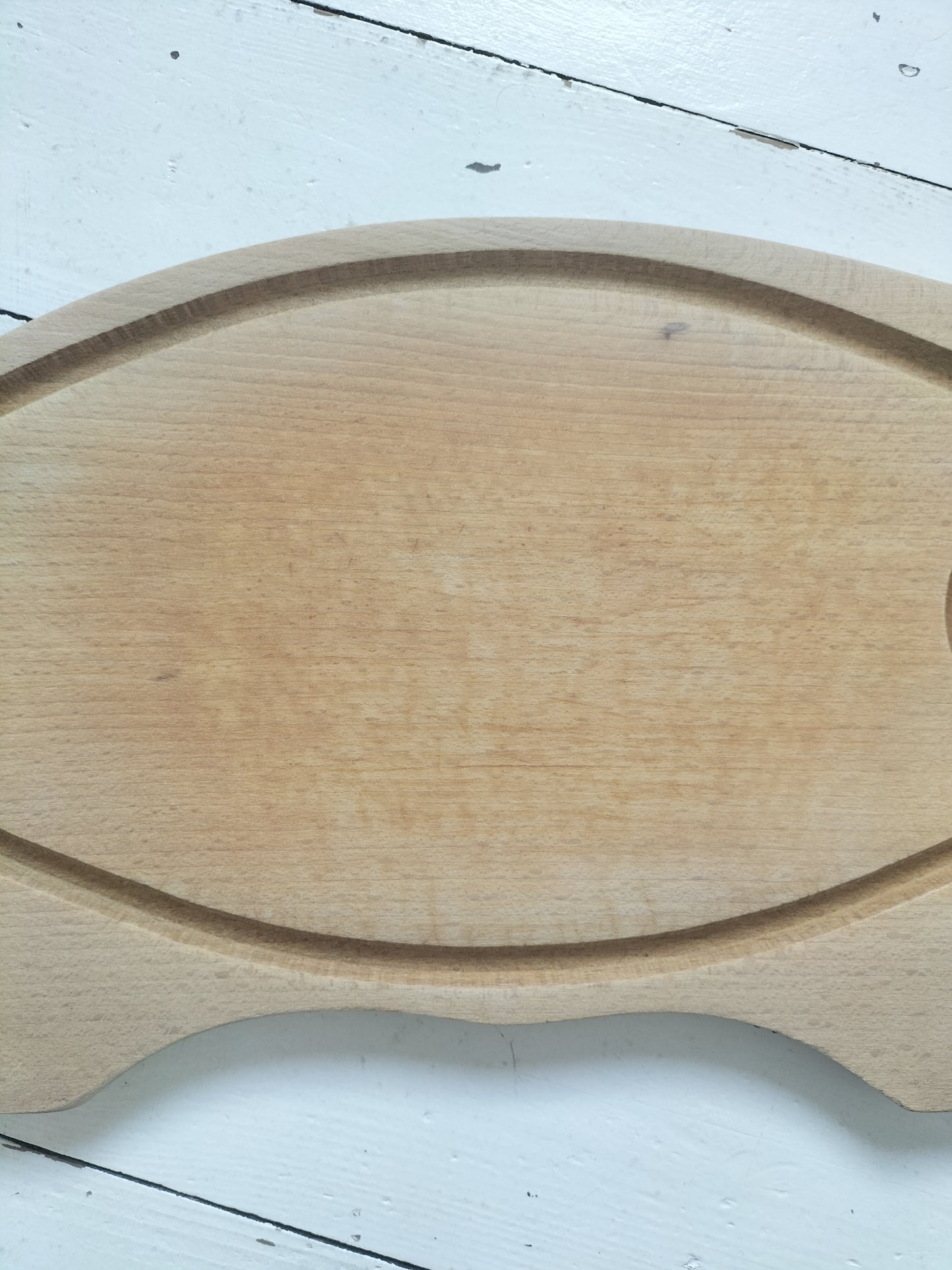 Ancienne grande planche à découper ou de service 🐖 en bois