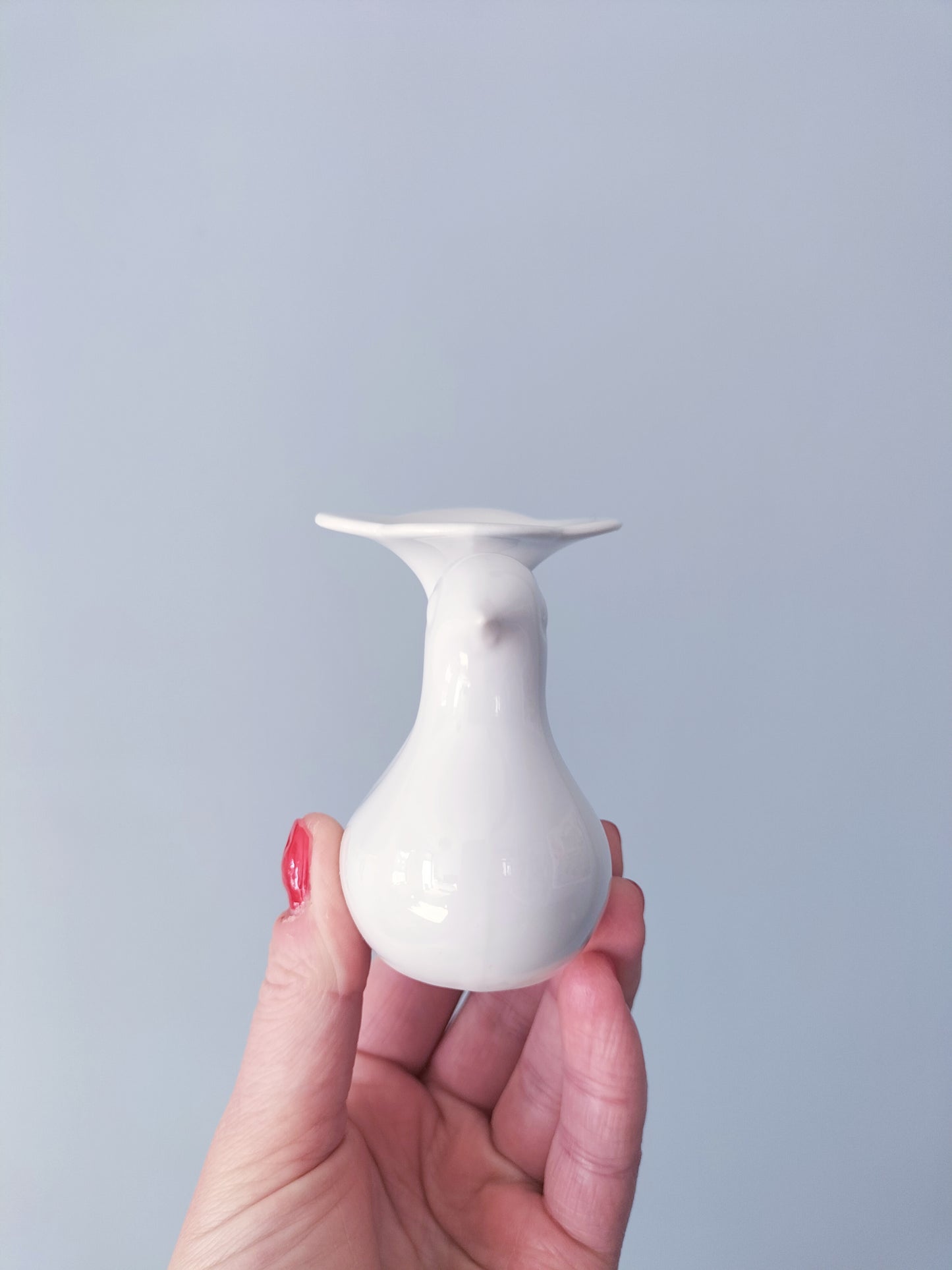 Bougeoir/ porte-bijoux colombe en porcelaine Arzberg