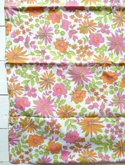 2 taies d'oreiller flower power en coton 64 x 63cm - cetaitmieuxavant