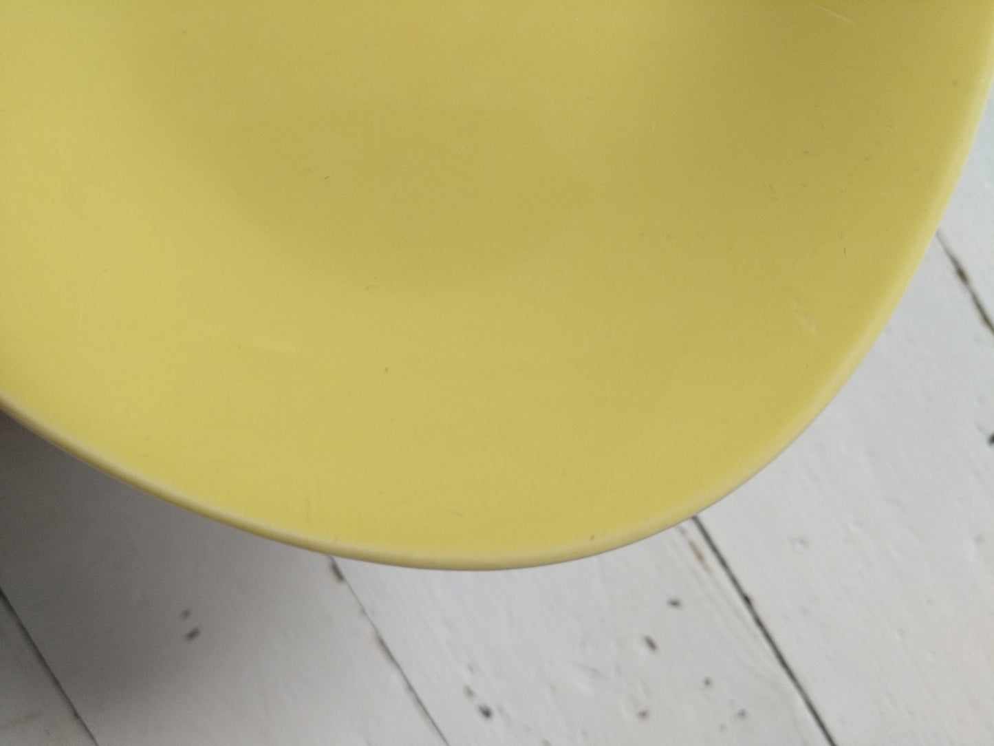 Ensemble 1 tasse verte + 1 soucoupe jaune Kéralux Boch La Louvière Miami Bicolore