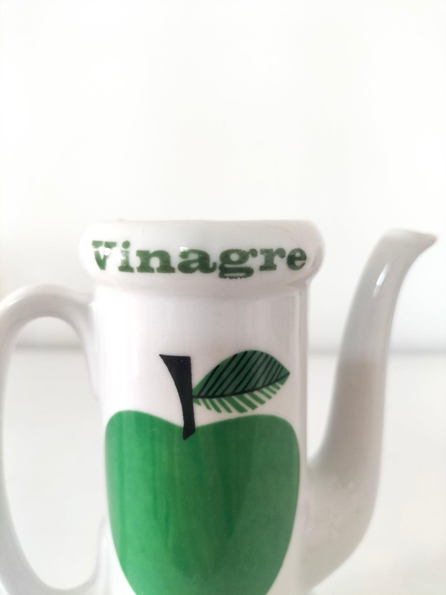 Ensemble huilier et vinaigrier 🍏 en porcelaine Herrandiz Spain