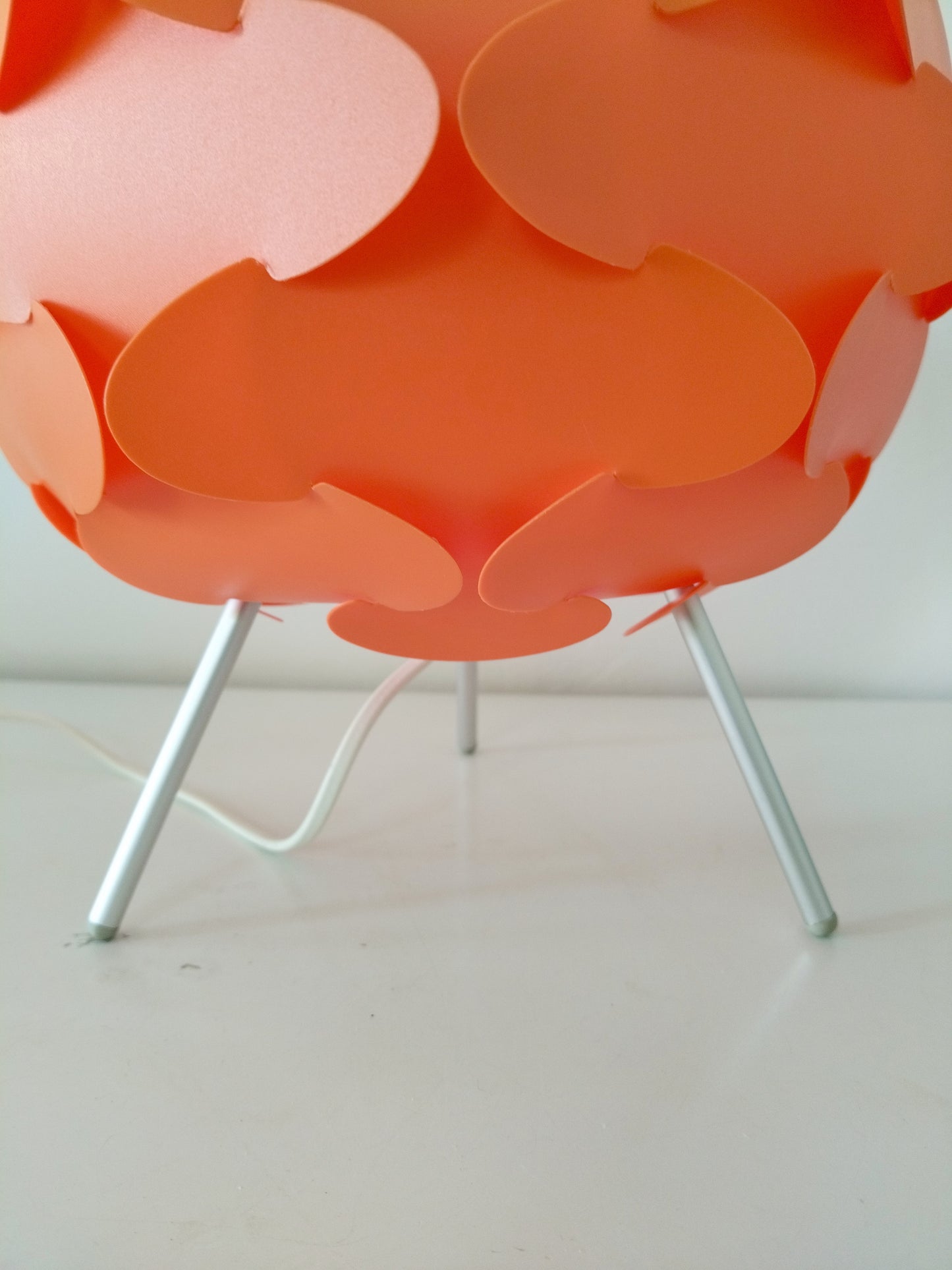 Lampe de table Ikea Fillsta orange 2000's