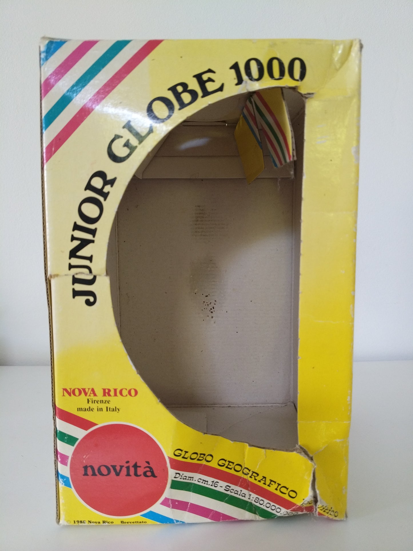 Globe terrestre junior globe 1000 Novita Nova Rico 1988
