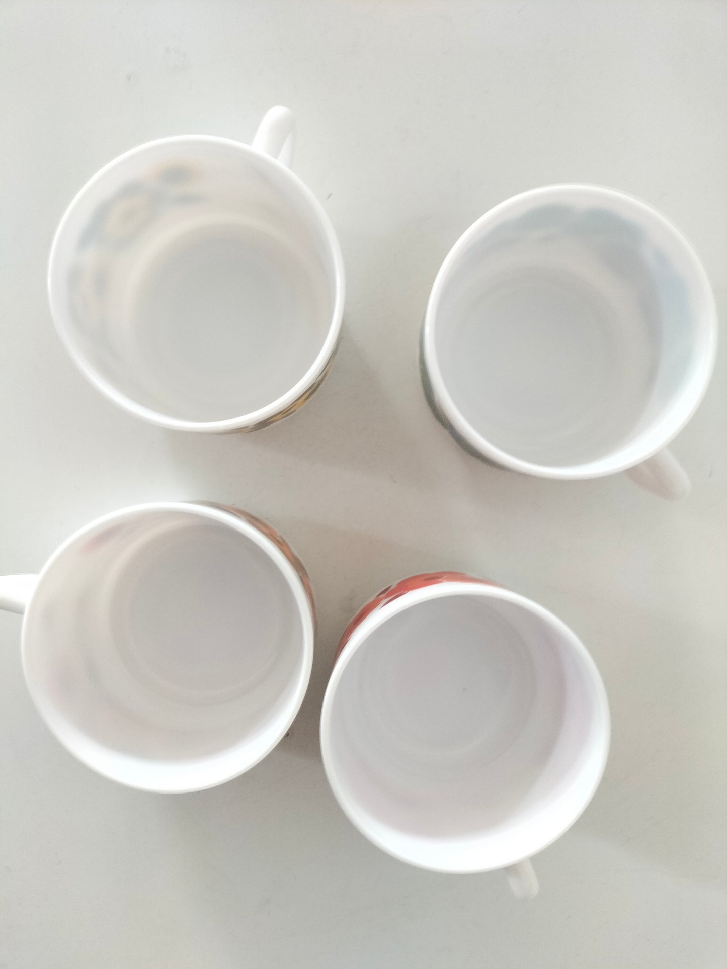 Ensemble de 4 grosses tasses Arcopal Lotus