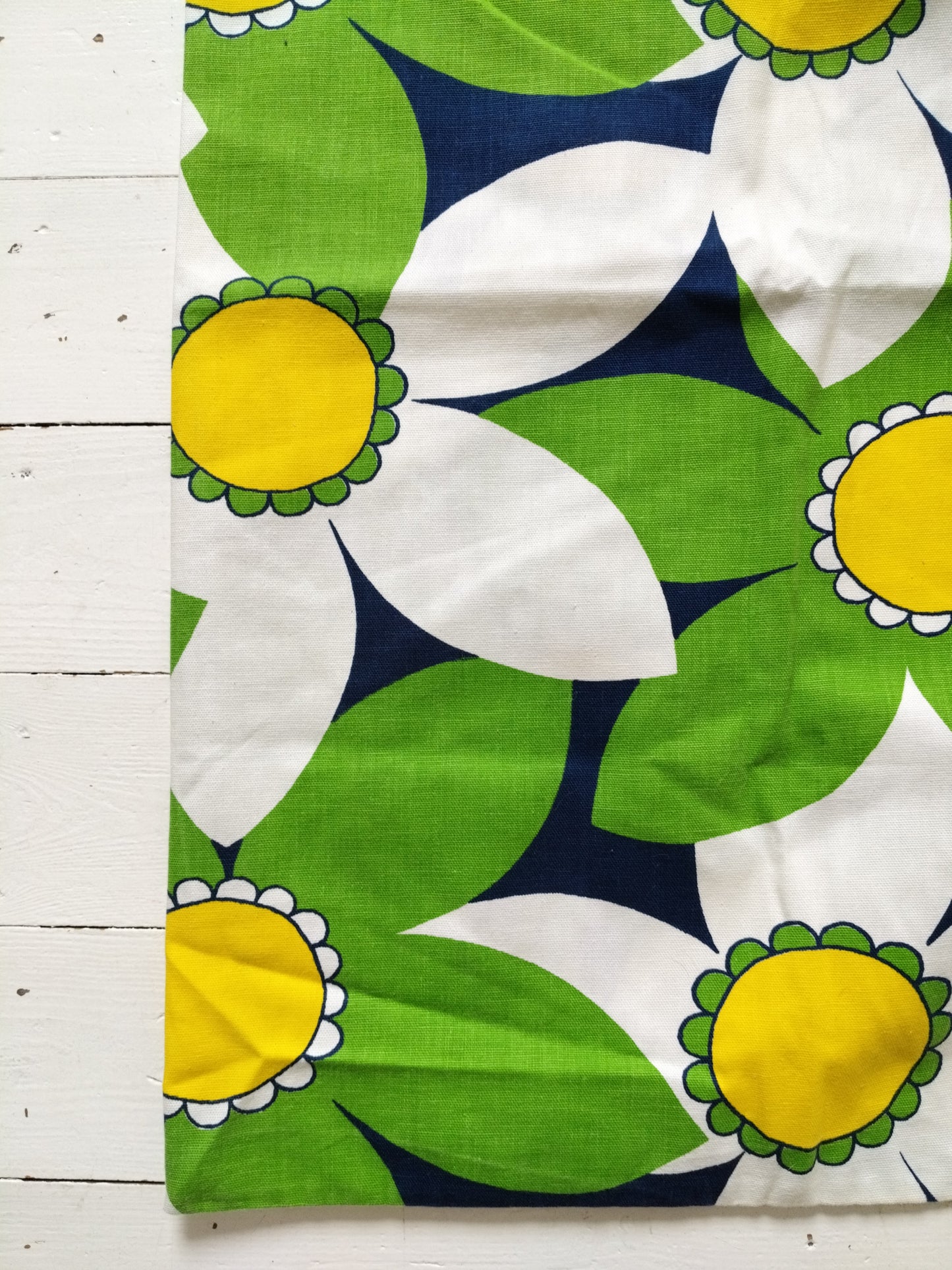Grand sac à linge vintage en tissu