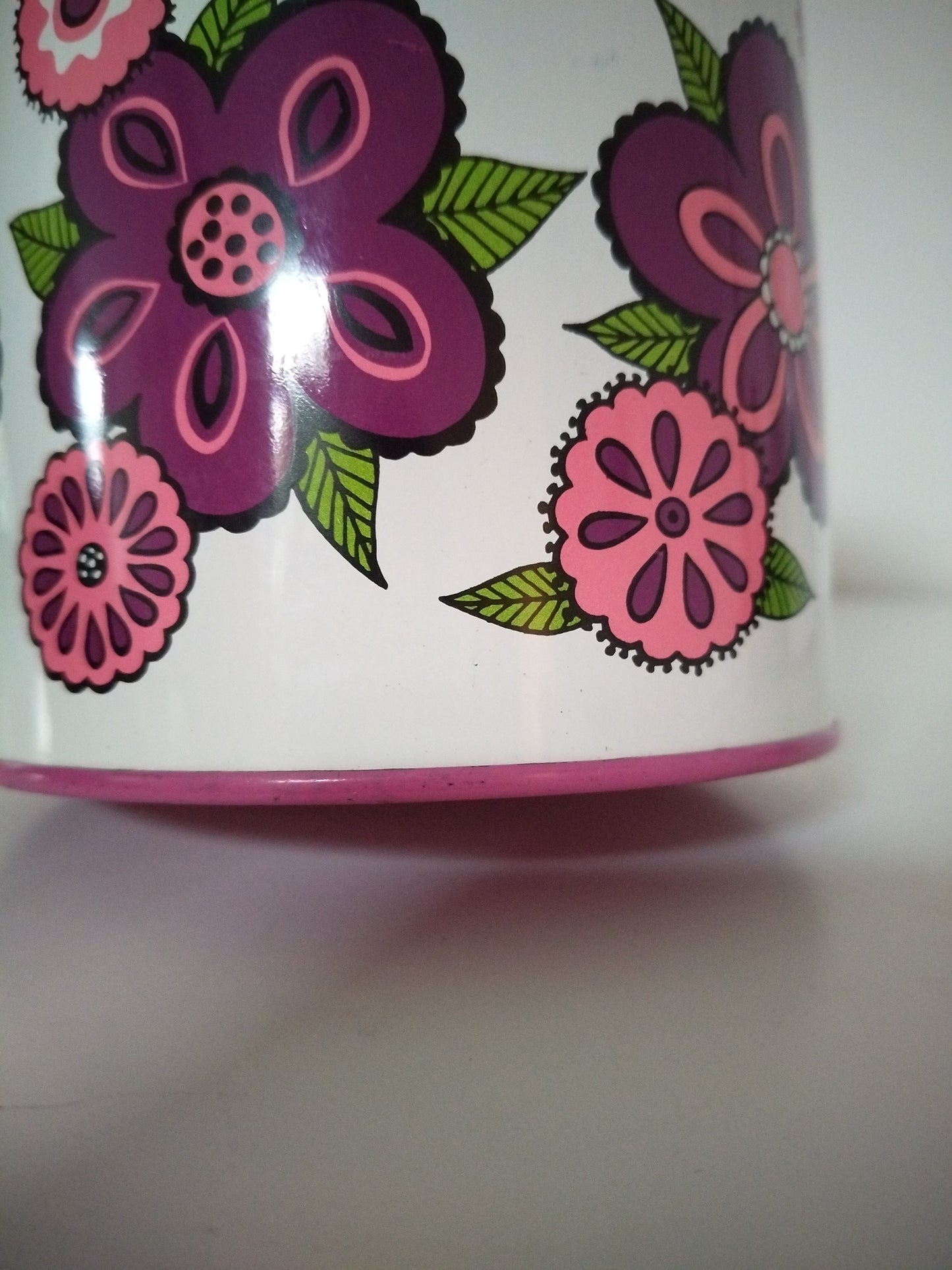 Boîte métallique flower power Baret Ware England