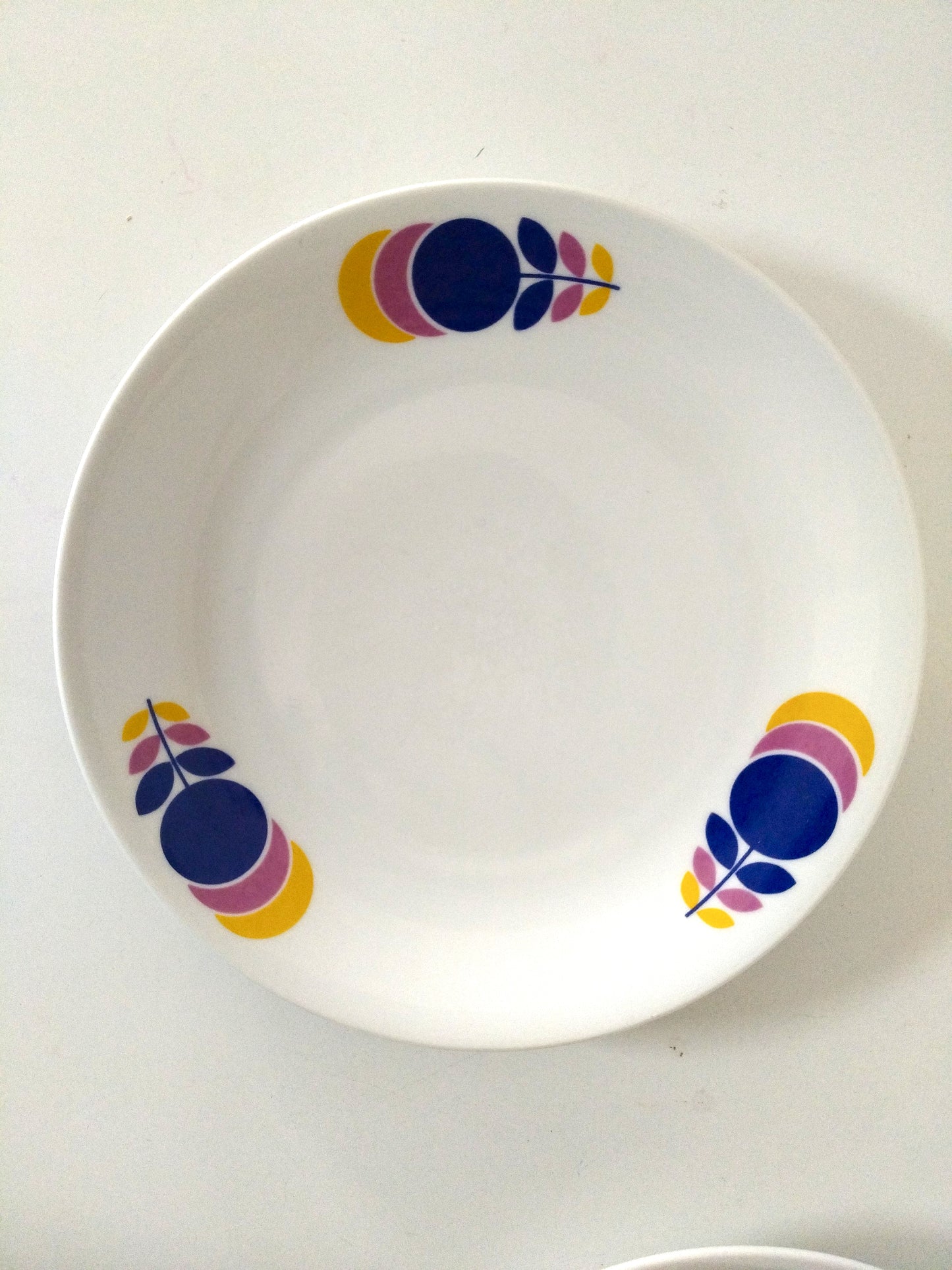 2 assiettes à dessert en porcelaine Seltmann Weiden Bavaria Germany