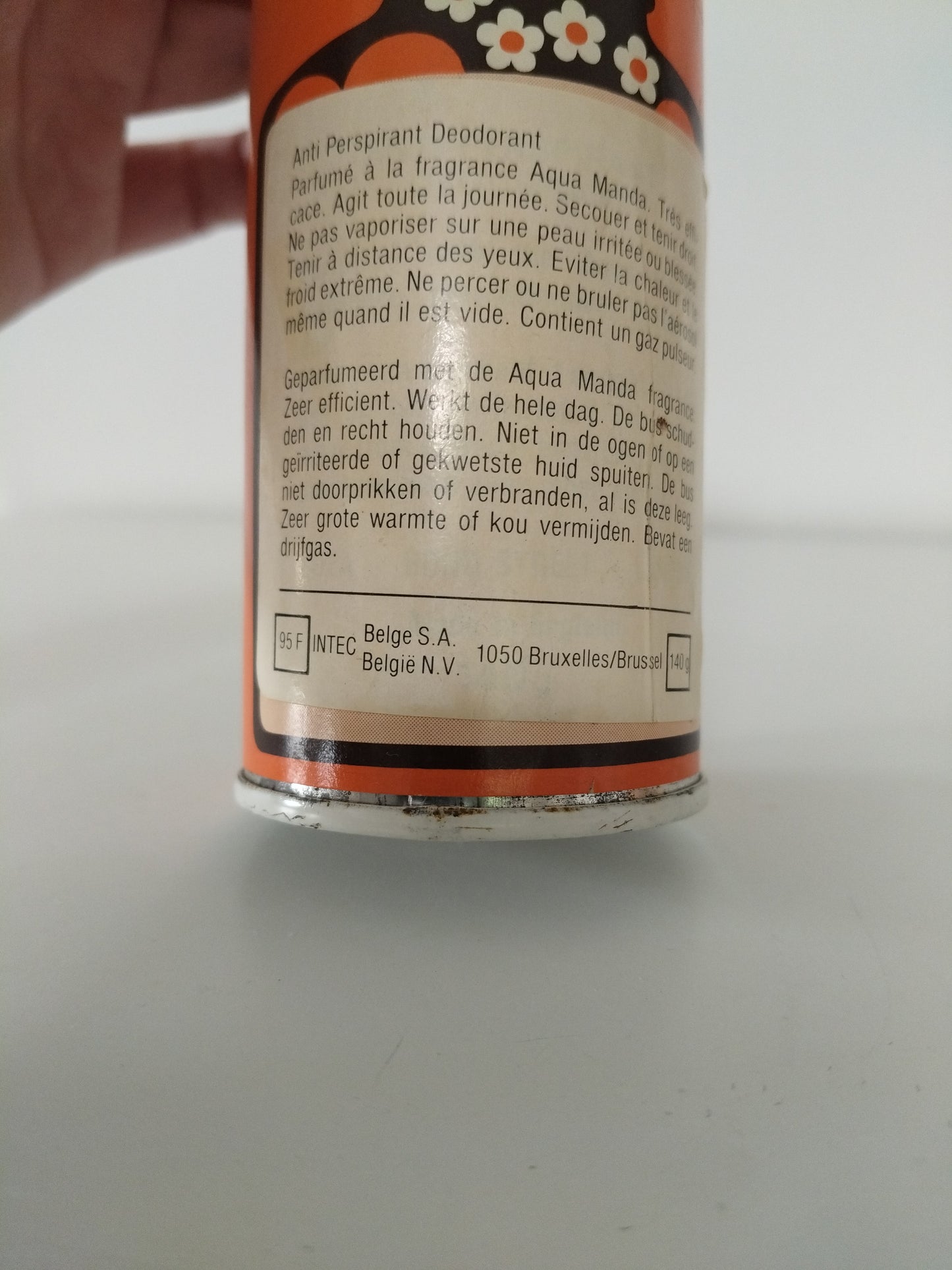 Déodorant anti-perspirant vaporisateur Aqua Manda Goya 70's - cetaitmieuxavant