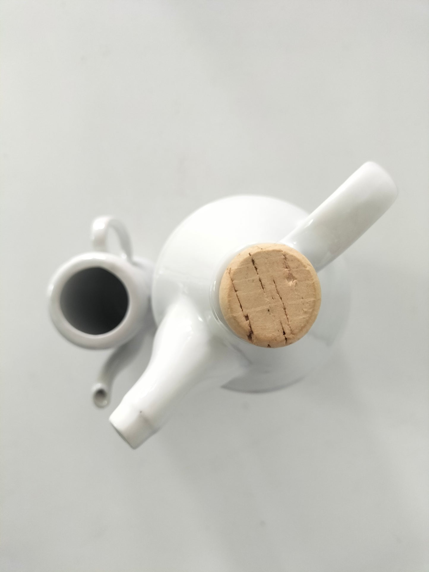 Ensemble huilier et vinaigrier 🍏 en porcelaine Herrandiz Spain