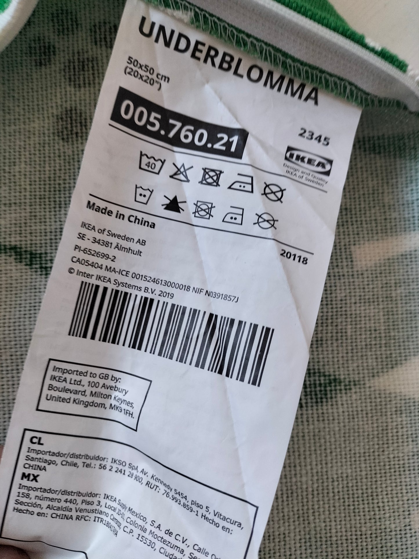 Housse de coussin Ikea Underblomma 2019 - cetaitmieuxavant