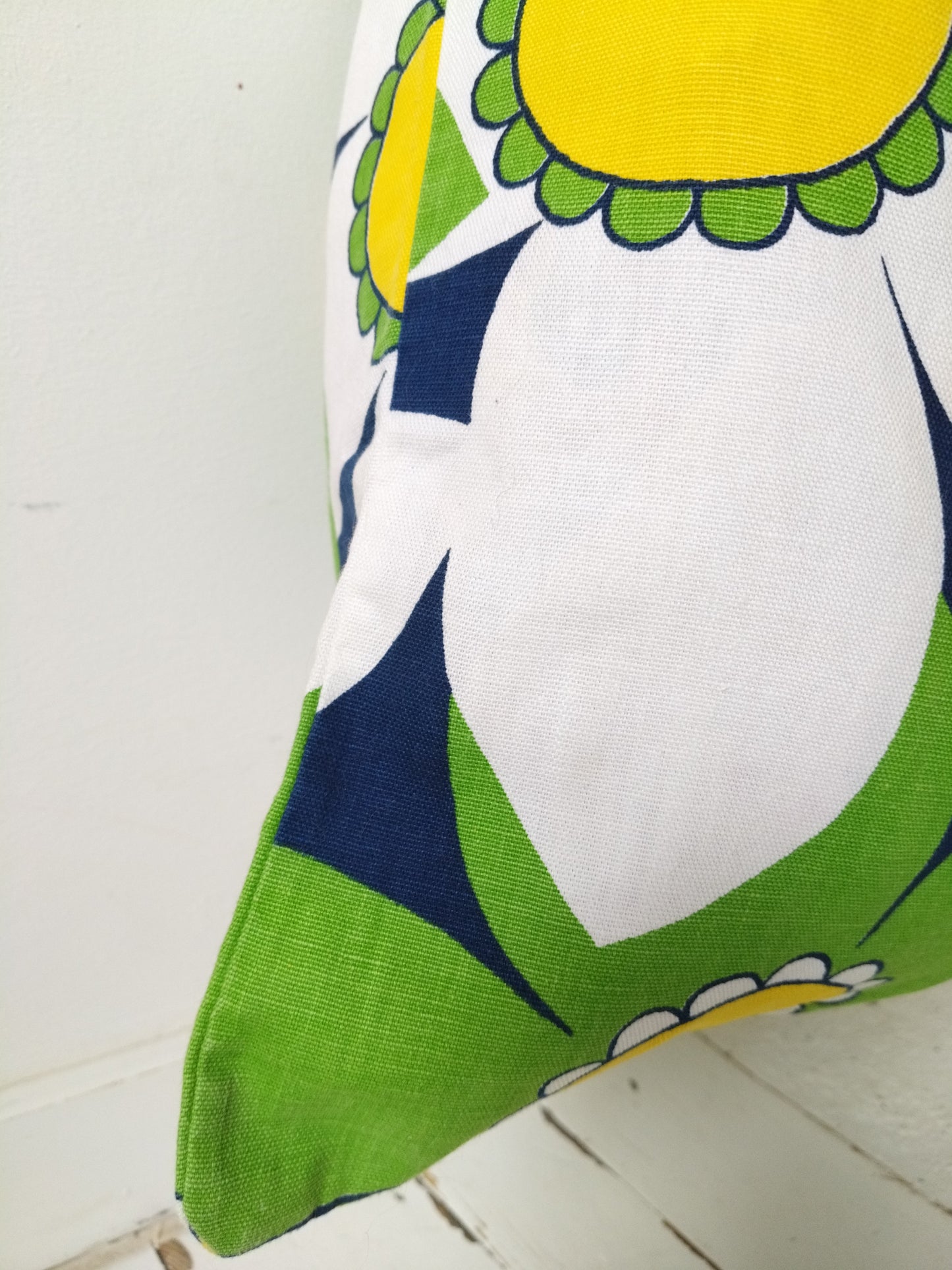 Grand sac à linge vintage en tissu
