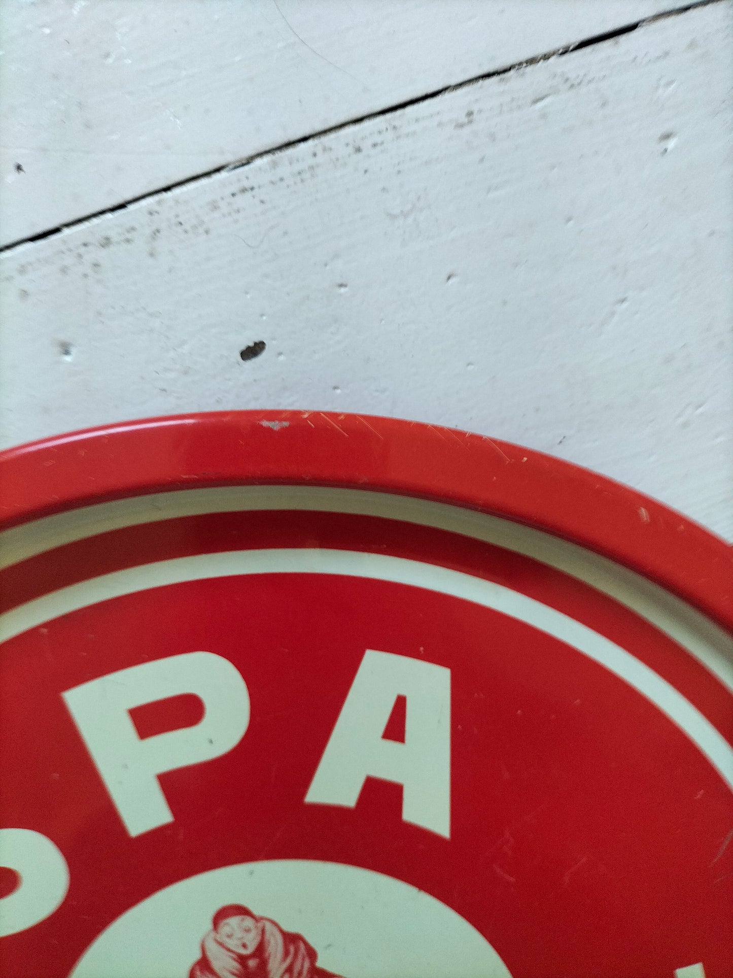 Ancien plateau métallique publicitaire Spa Monopole Spa Orangina Spa Citron Spa Reine
