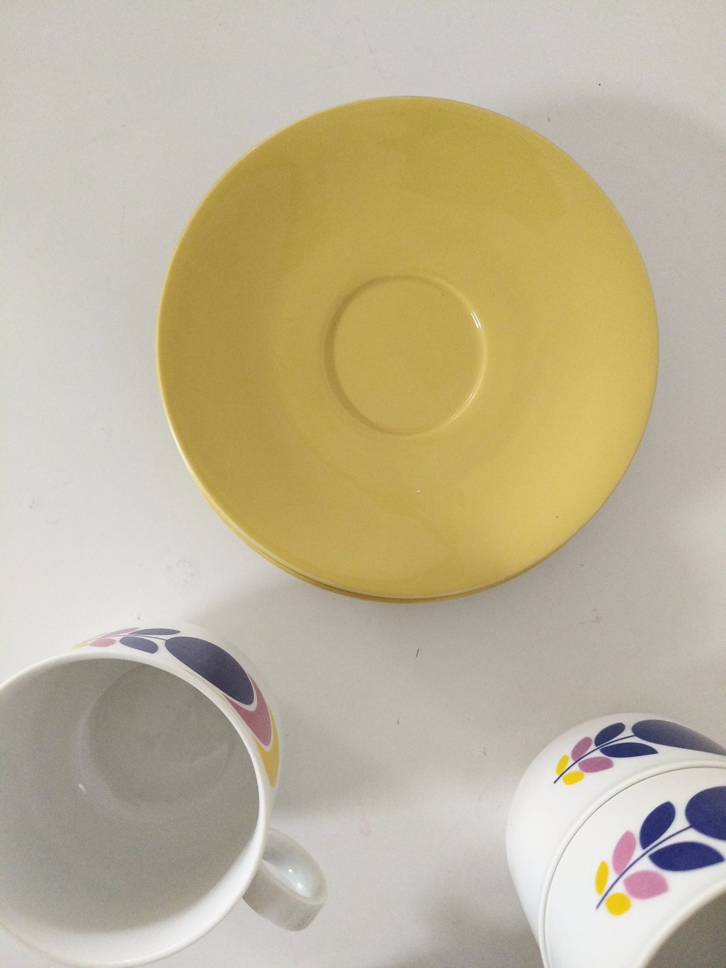 2 tasses + 2 soucoupes en porcelaine Seltmann Weiden Bavaria