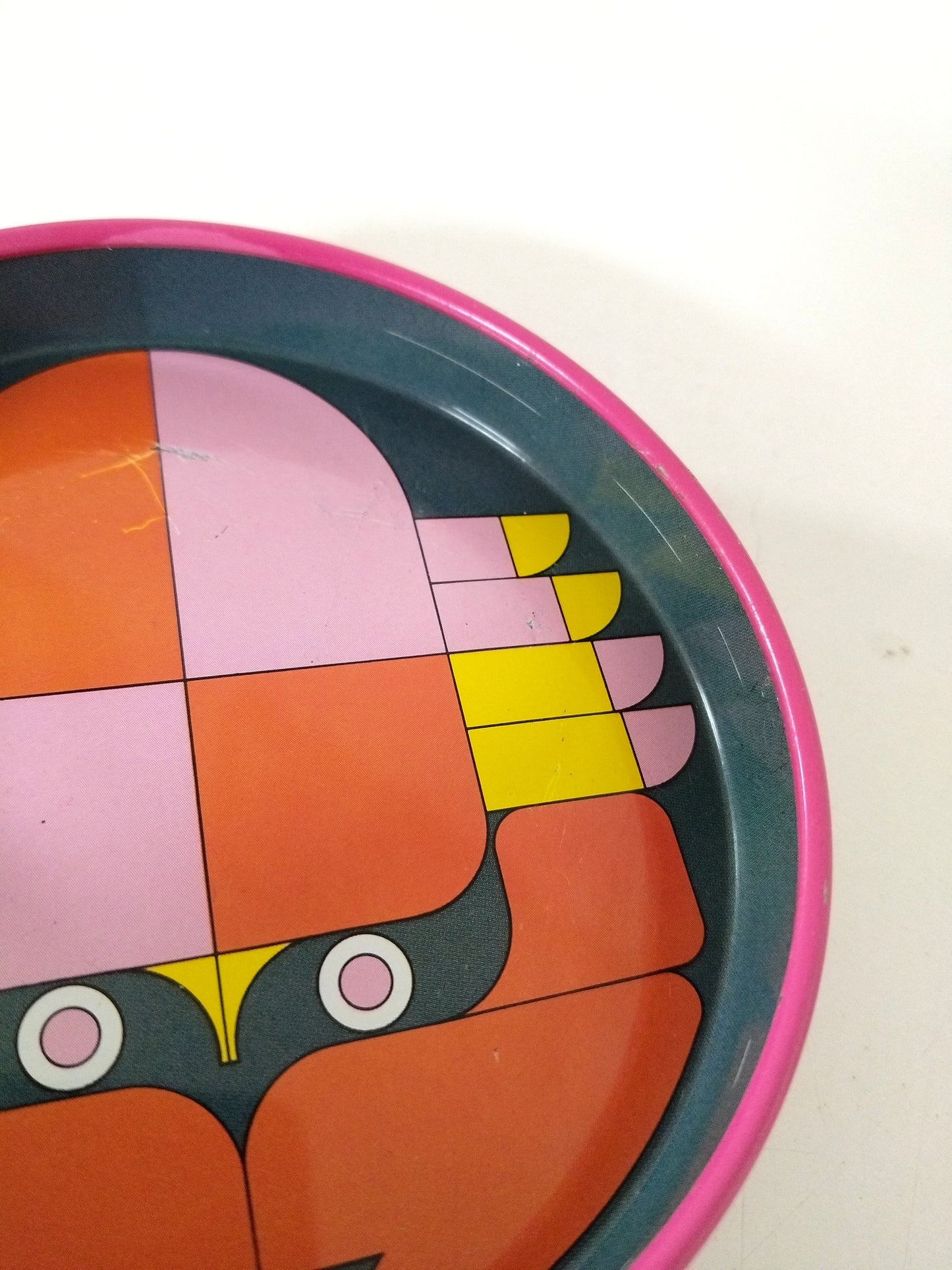 Ensemble de 3 mini plateaux/ dessous de verres/ dessous de bouteilles métallique Simel !!! priorité à Marie-Laure !!!