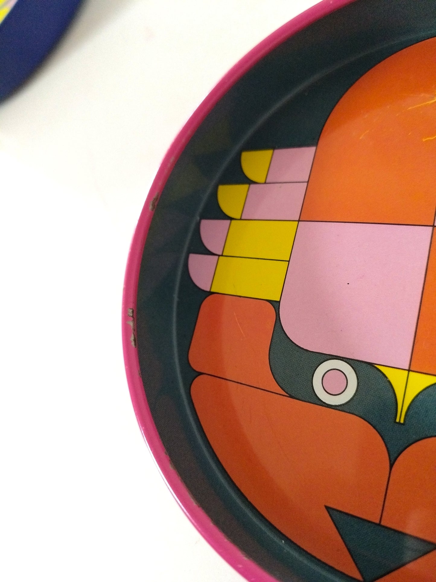 Ensemble de 3 mini plateaux/ dessous de verres/ dessous de bouteilles métallique Simel !!! priorité à Marie-Laure !!!