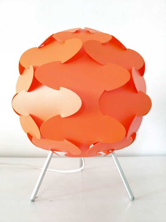 Lampe de table Ikea Fillsta orange 2000's