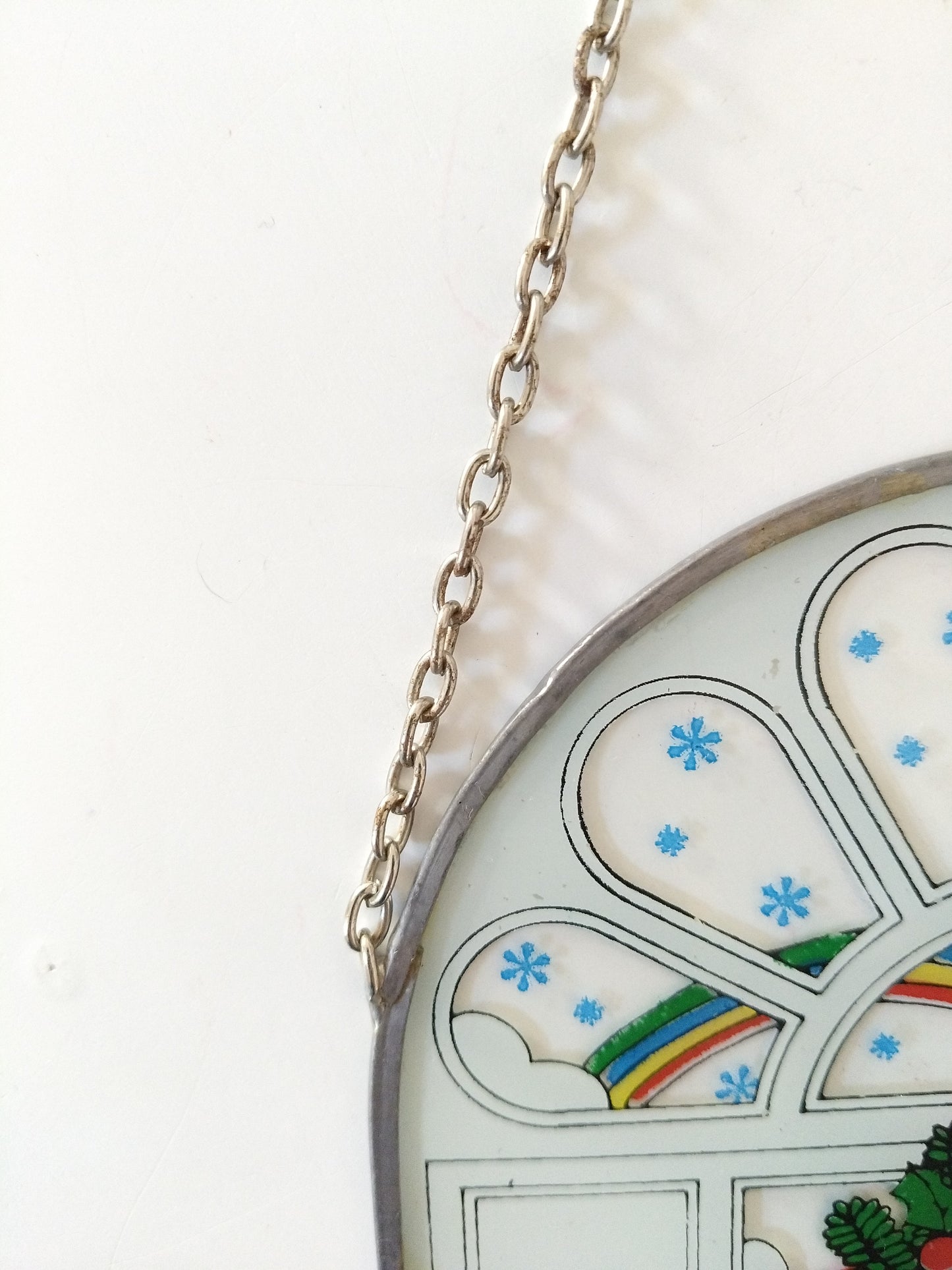 Vitrail mural de Noël