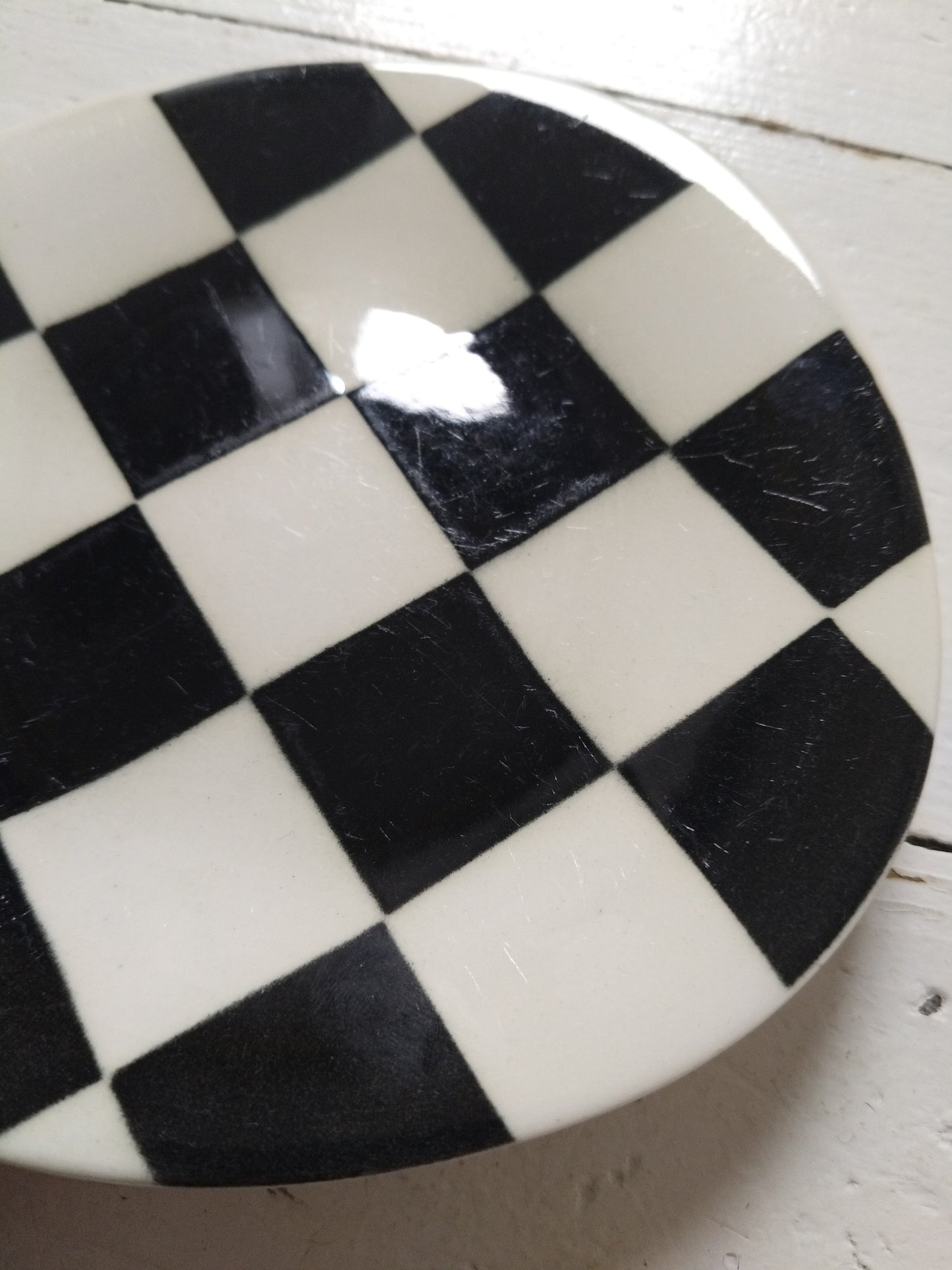 Petite assiette/ soucoupe Boch La Louvière Damier au choix