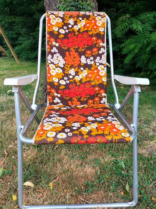 Chaise pliante à grand dossier d'extérieur/ de camping/ de jardin/ de terrasse Kettler