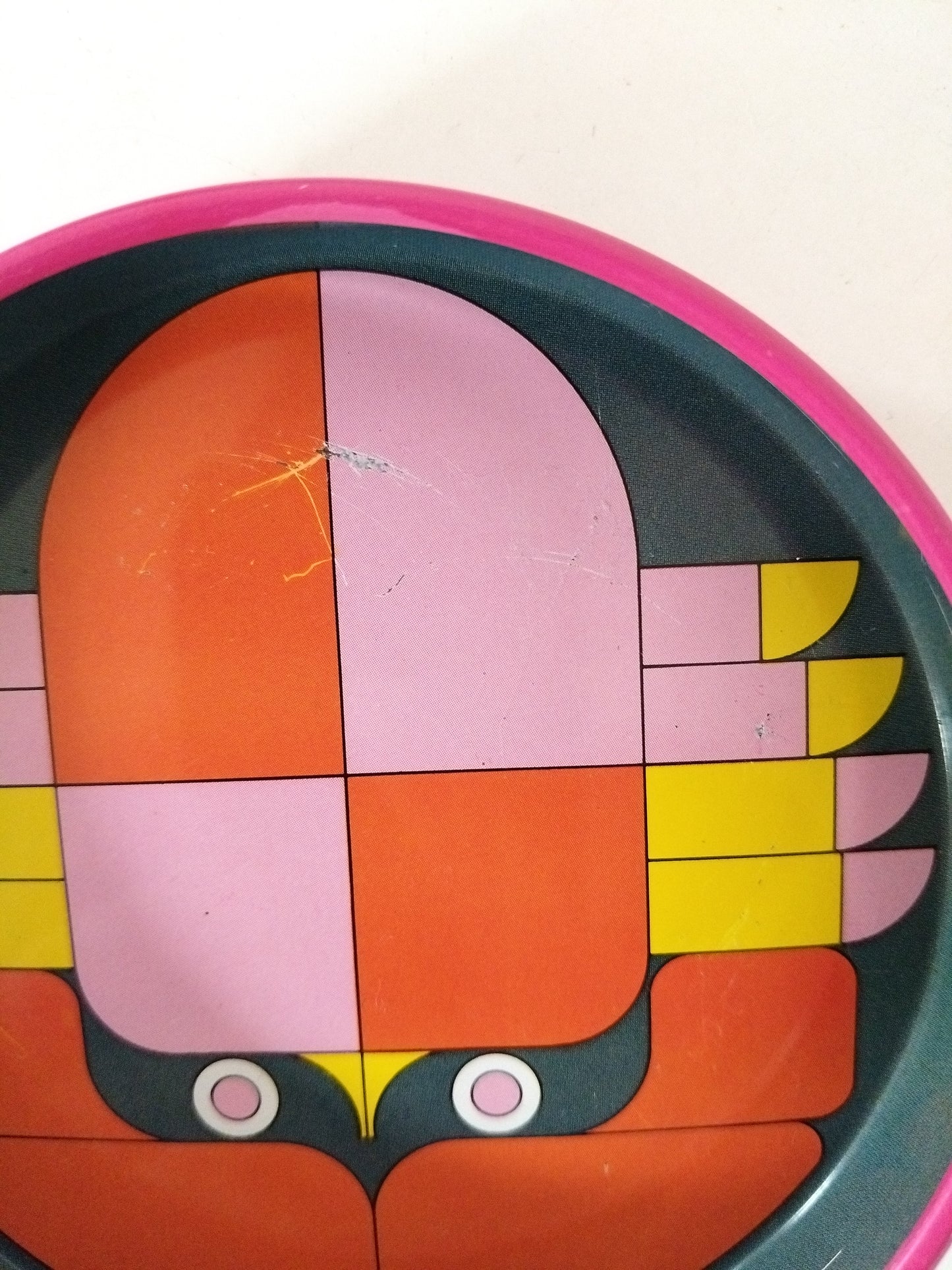 Ensemble de 3 mini plateaux/ dessous de verres/ dessous de bouteilles métallique Simel !!! priorité à Marie-Laure !!!