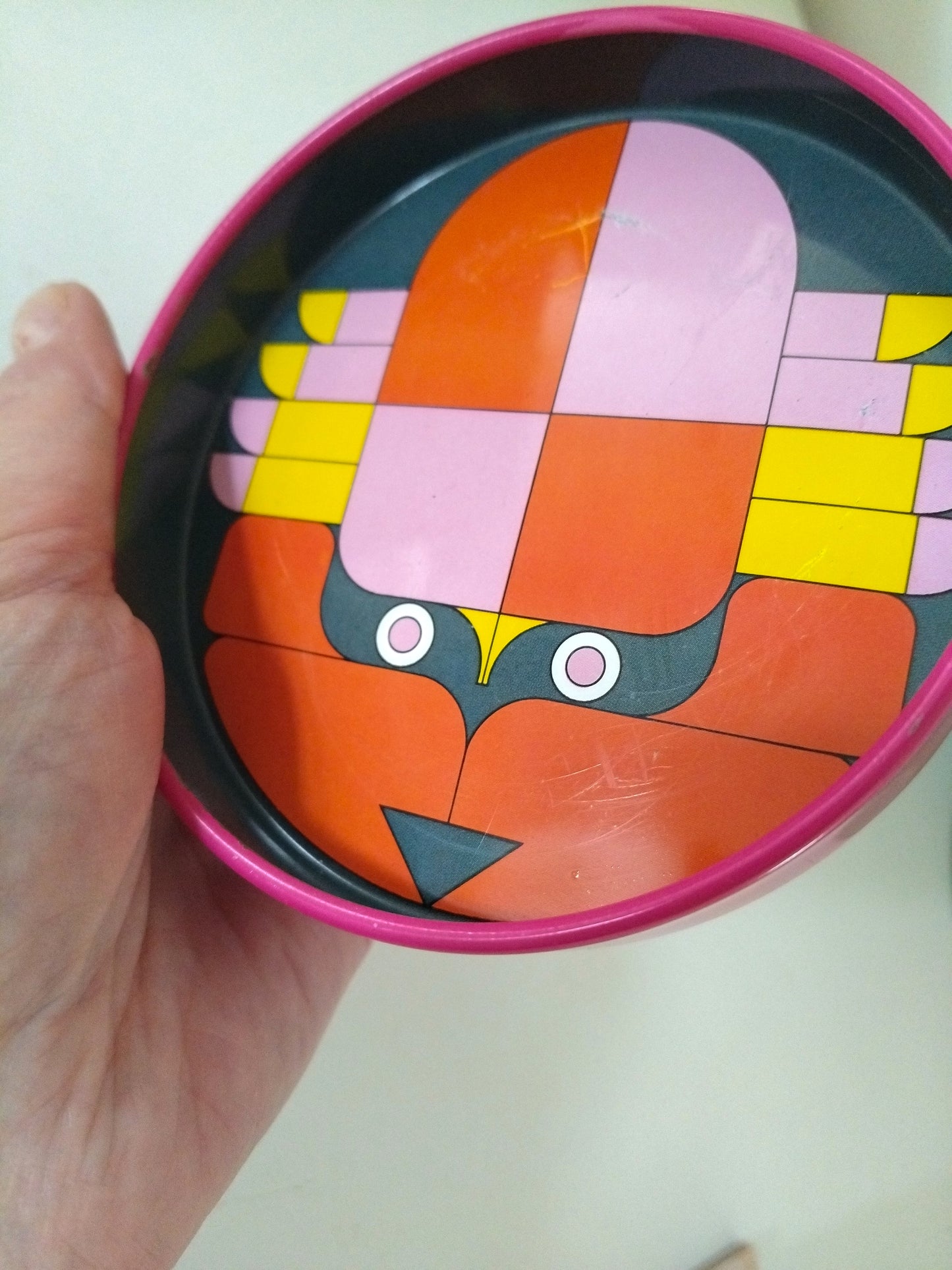 Ensemble de 3 mini plateaux/ dessous de verres/ dessous de bouteilles métallique Simel !!! priorité à Marie-Laure !!!