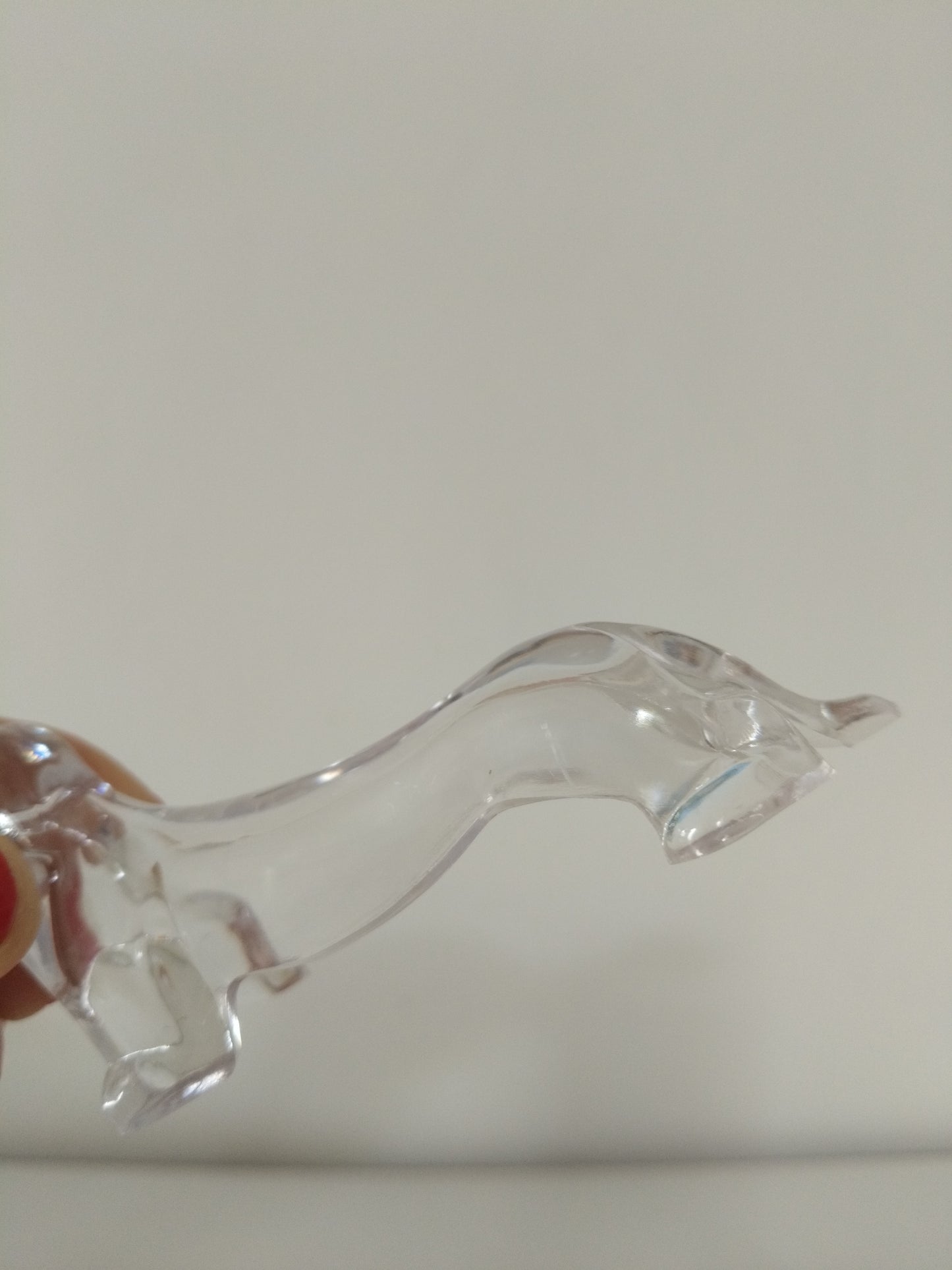 Set de 6 repose/ pose-couteaux chien teckel en plexi transparent (2 sets disponibles)