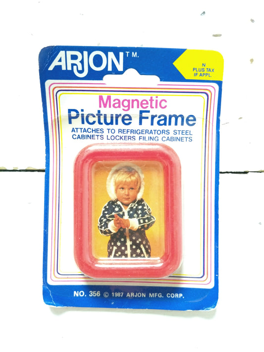 Mini cadre magnétique rouge Arjon Hong Kong 1987