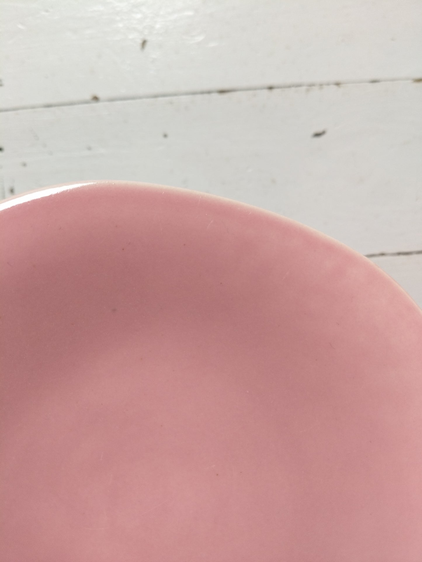 Ensemble tasse 1 bleu ciel + 1 soucoupe rose Boch La Louvière Miami Bicolore