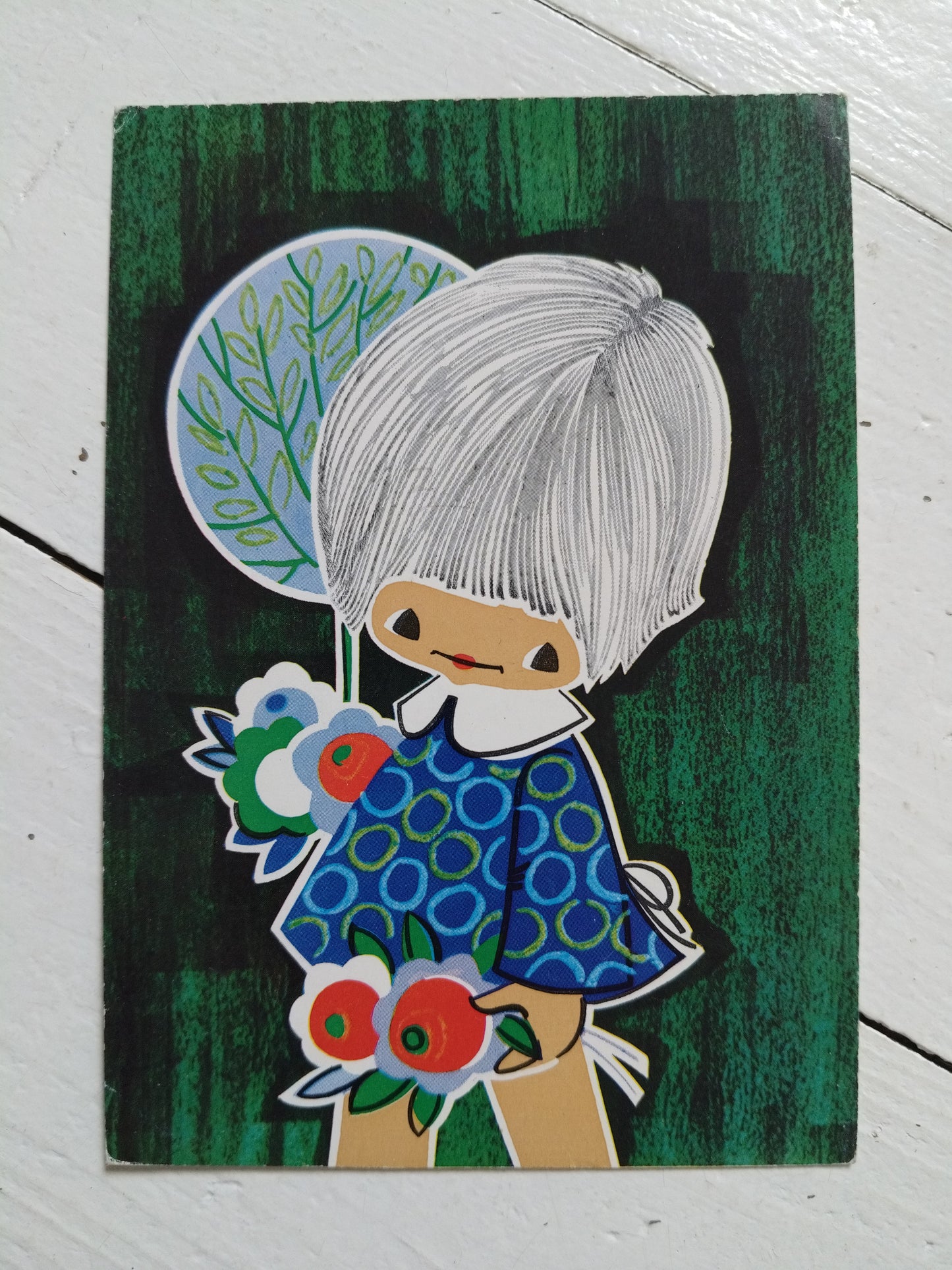 Ancienne carte postale illustration Jaklien Moerman
