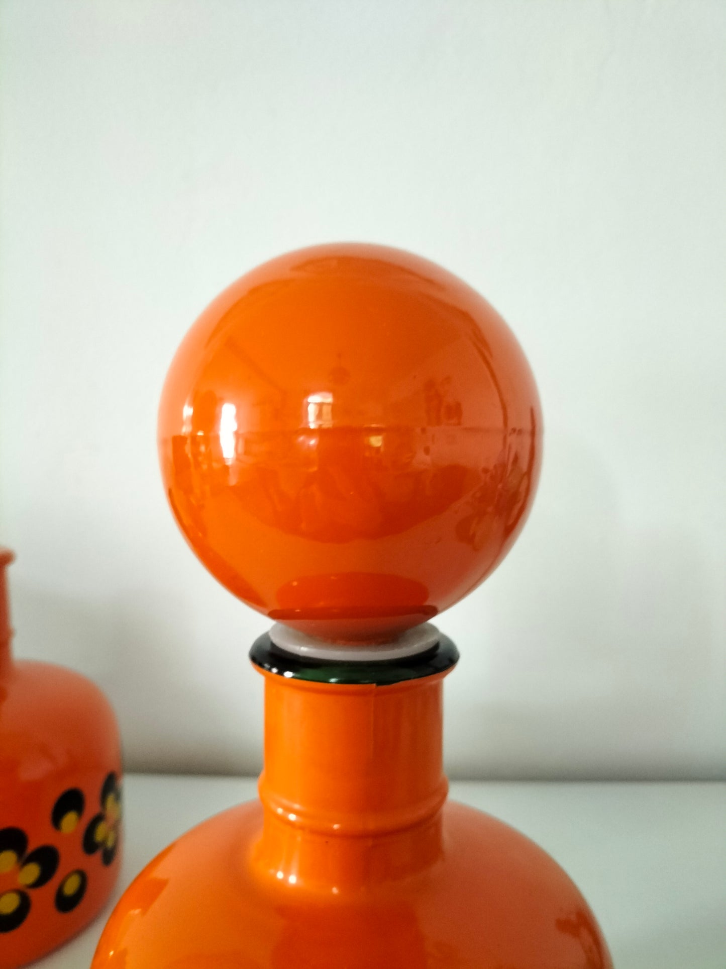 Grosse bouteille/ carafe Lacrima Christi par Becarro Italy à l'unité
