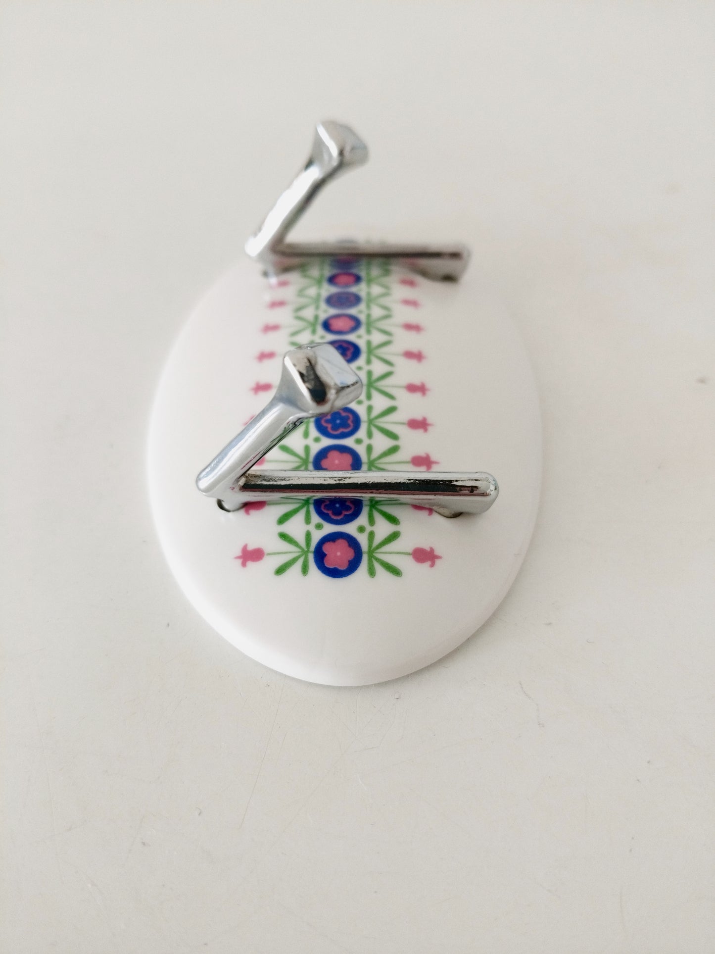 Petit porte-torchons deux patères