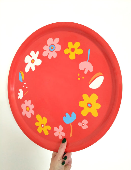 Grand plateau rond édition limitée Ikea Sommar 2019 - cetaitmieuxavant