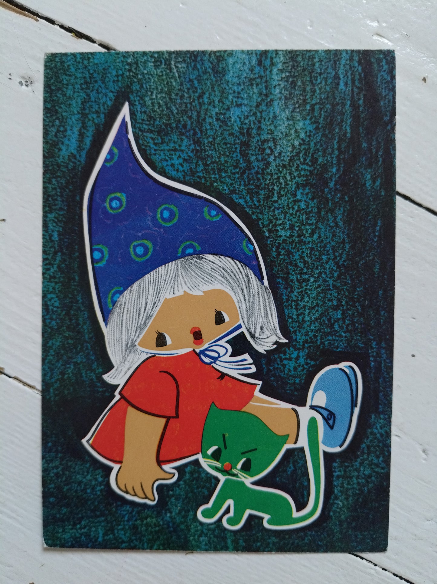 Ancienne carte postale illustration Jaklien Moerman