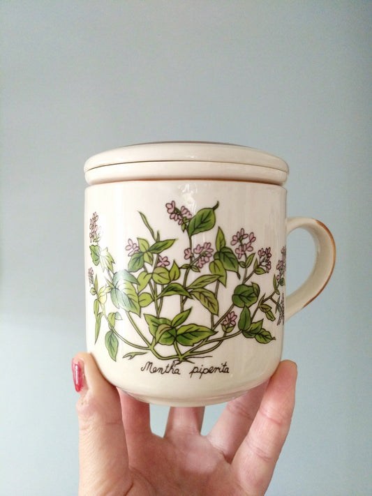 Tisanière en grès mentha piperita