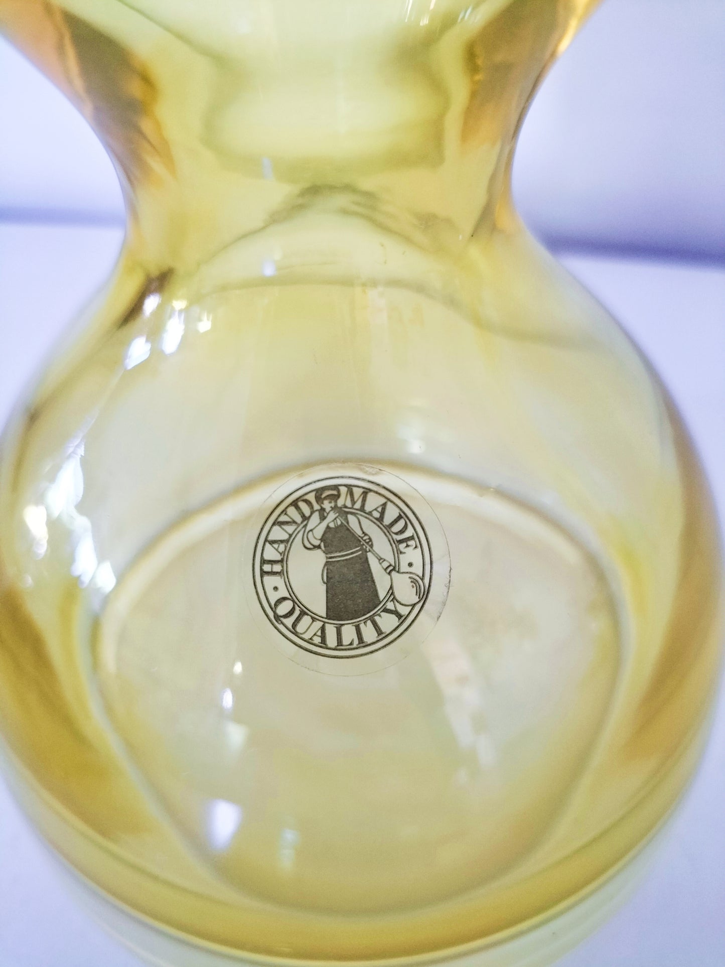 Très gros bougeoir en verre Herräng par Anne Nilsson pour Ikea 2012