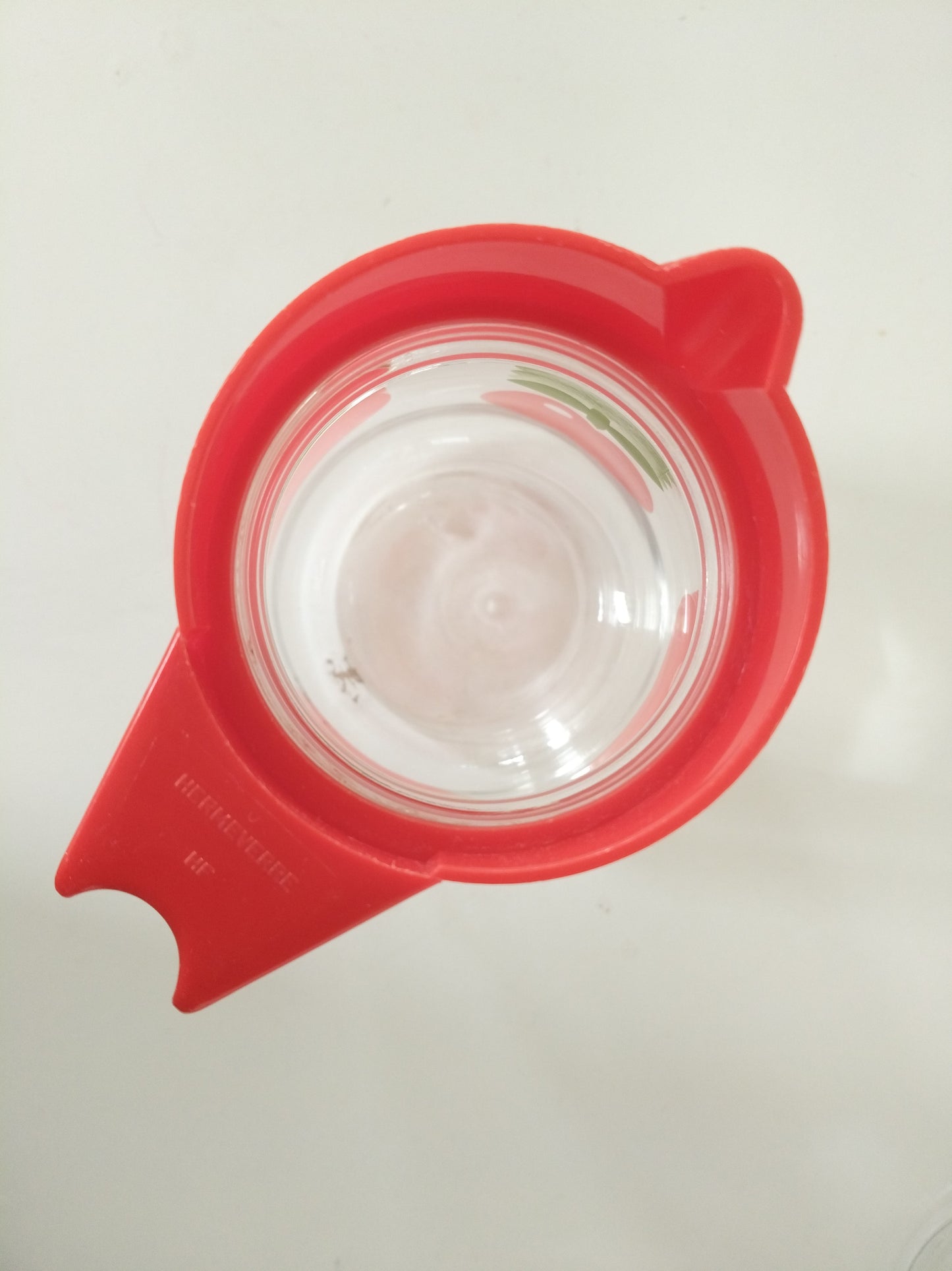 Carafe pichet cruche Henkel décor pommes