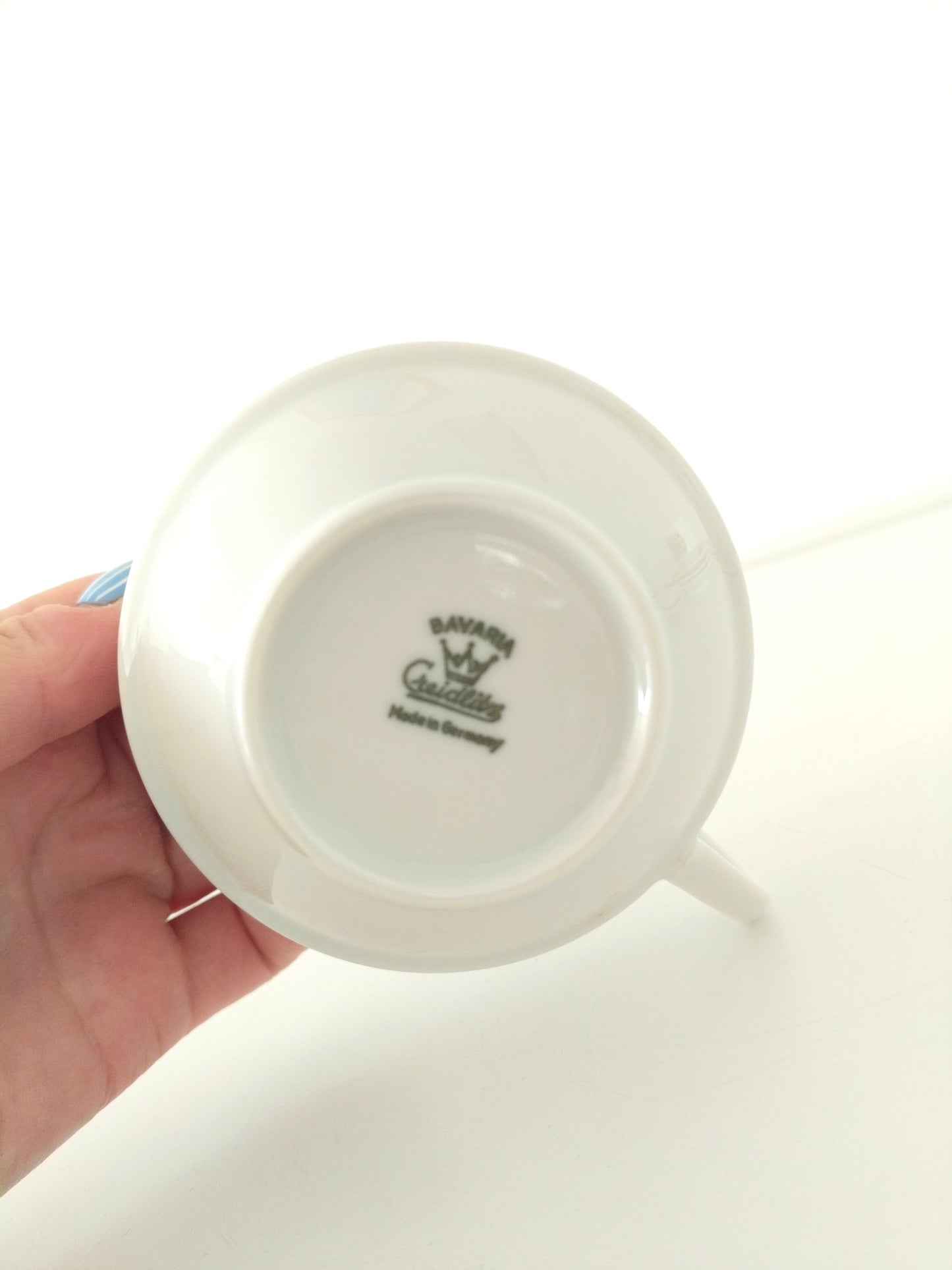 Unité ou duo de tasses + soucoupes en porcelaine Bavaria