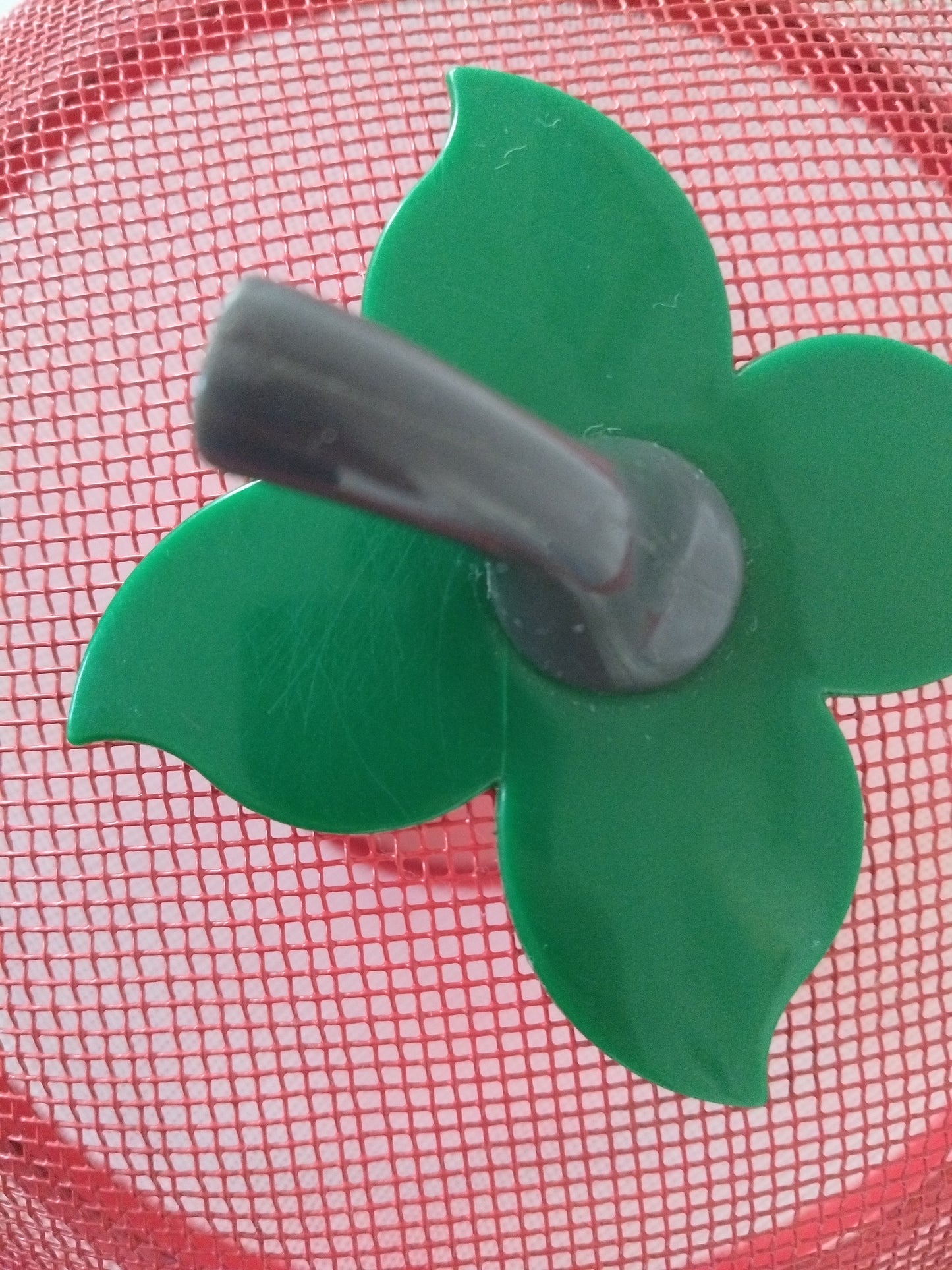 Corbeille pomme métallique