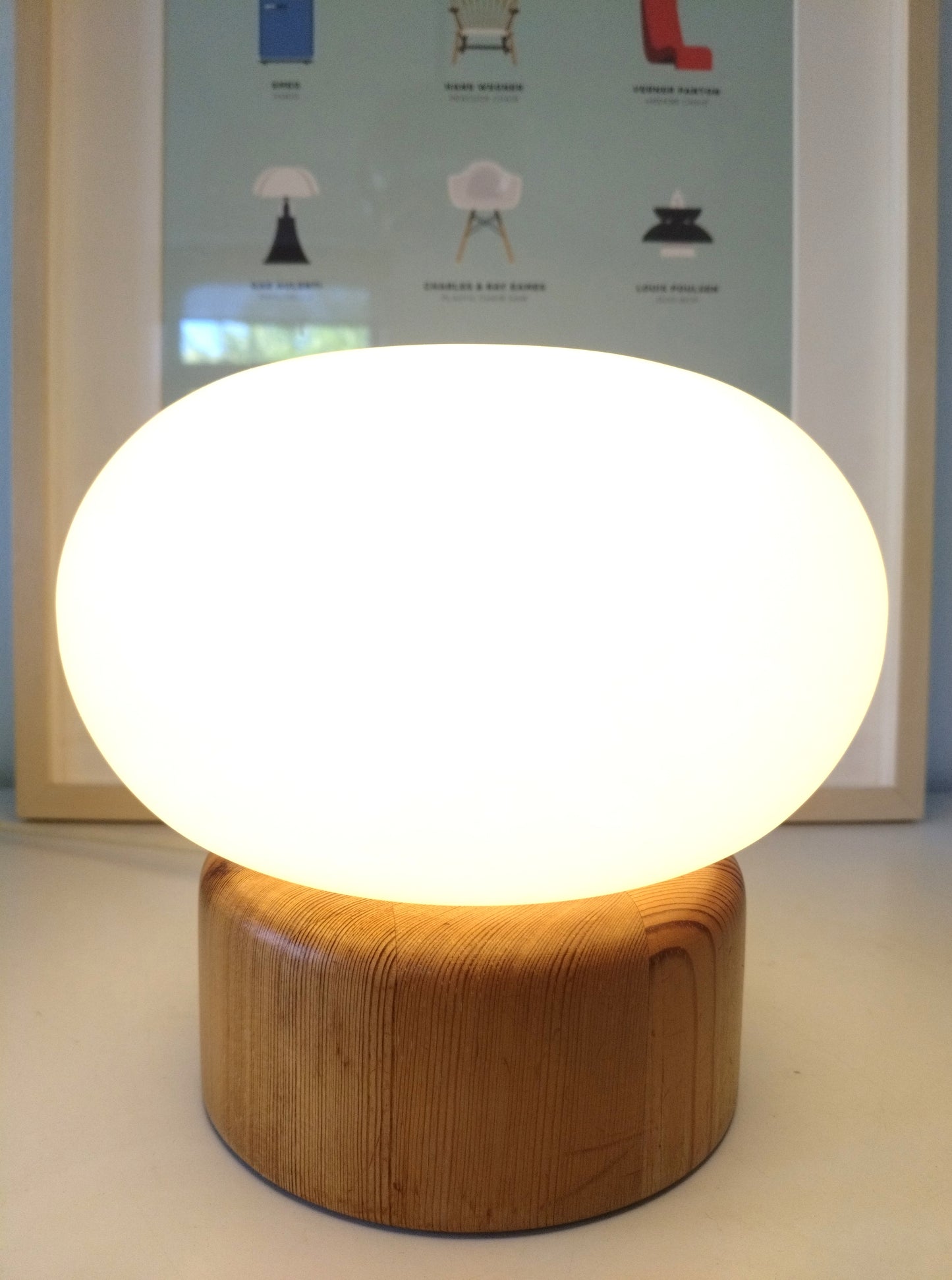 Lampe de table Bestform Freudenberg Allemagne 70's