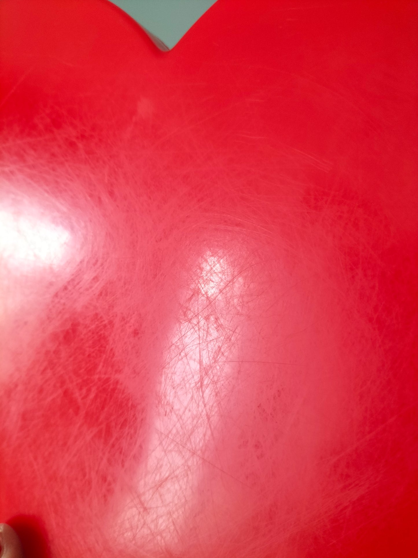 Grosse boîte cœur en plastique