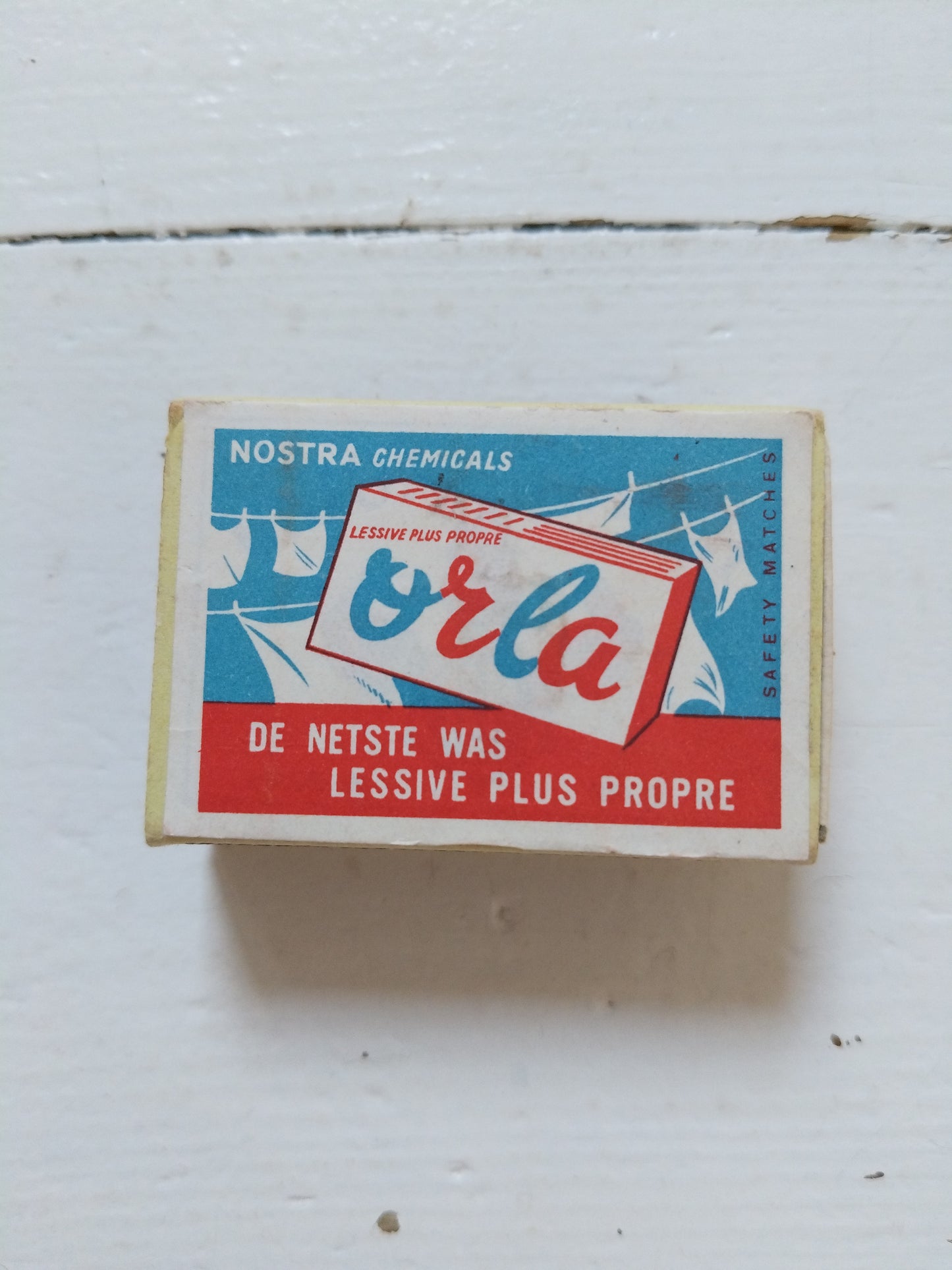Ancienne boîte d'allumettes publicitaire au choix