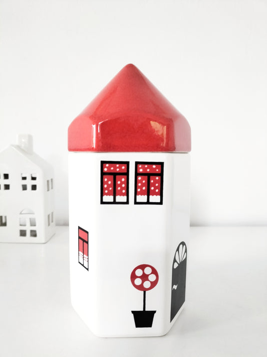 Boîte/ pot maison en porcelaine Waechtersbach (réservé à Laetitia!)