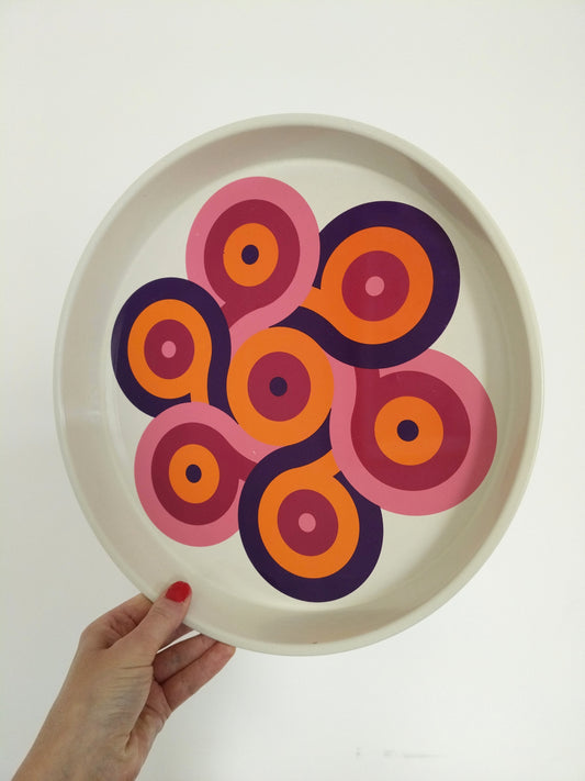 Plateau métallique vintage