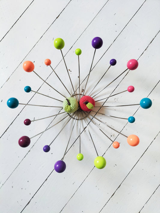 Corbeille métallique Spoutnik