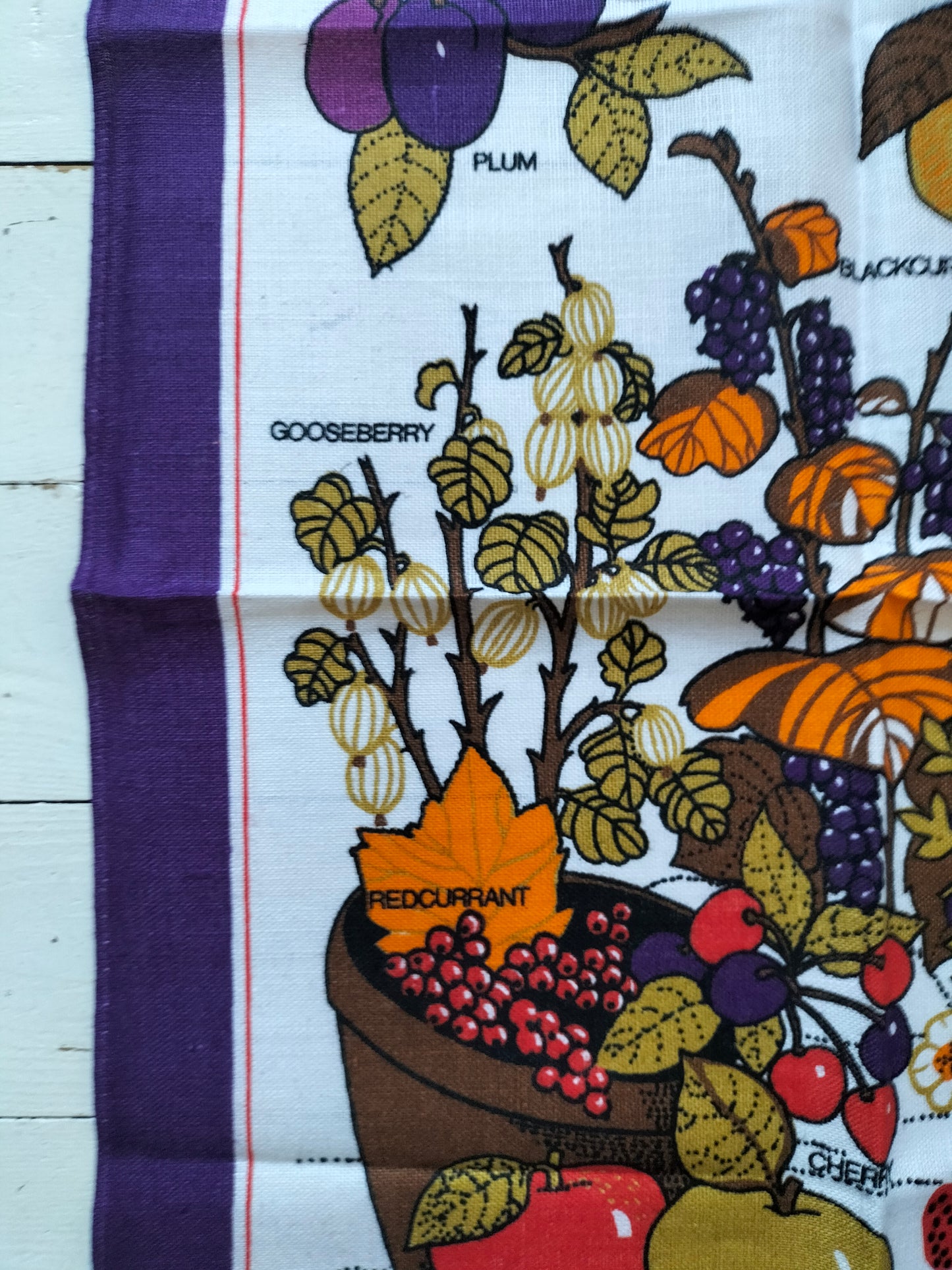 Torchon de cuisine "fruit garden" en lin Ireland