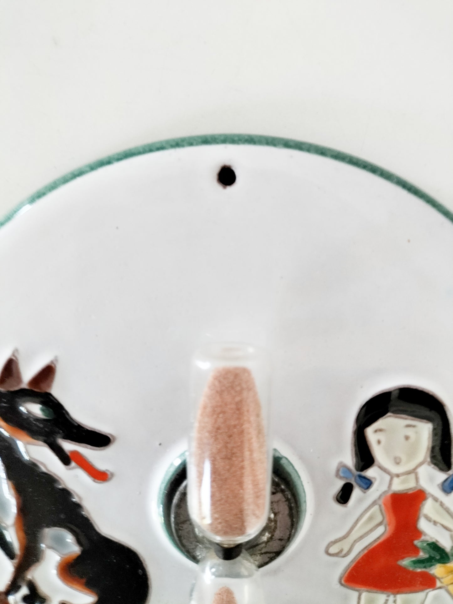 Ancien sablier mural le Petit Chaperon Rouge