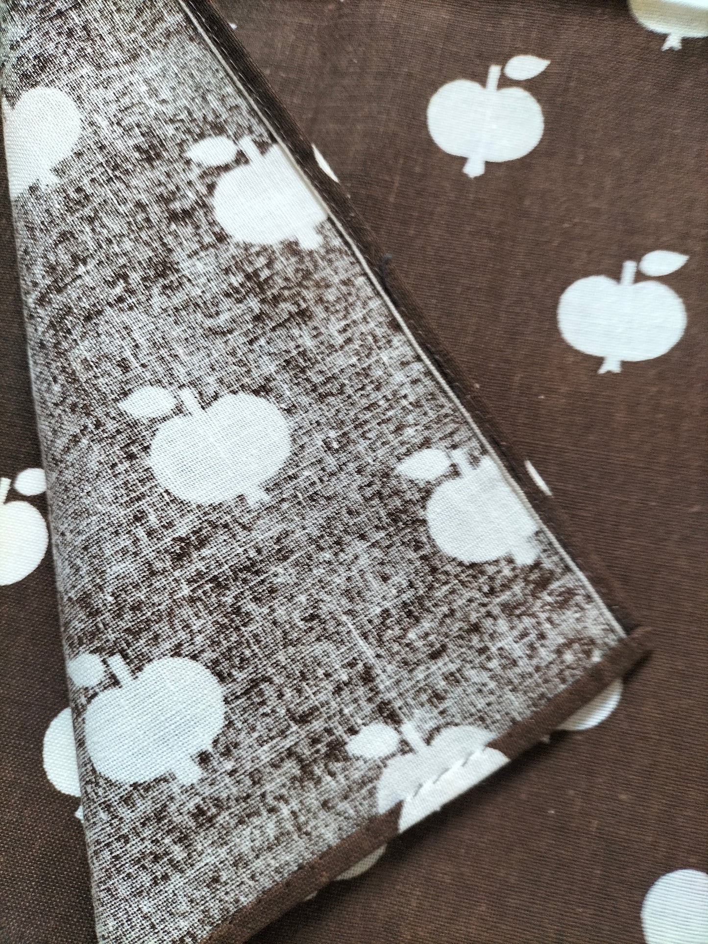 Duo de serviettes en tissu décor 🍎