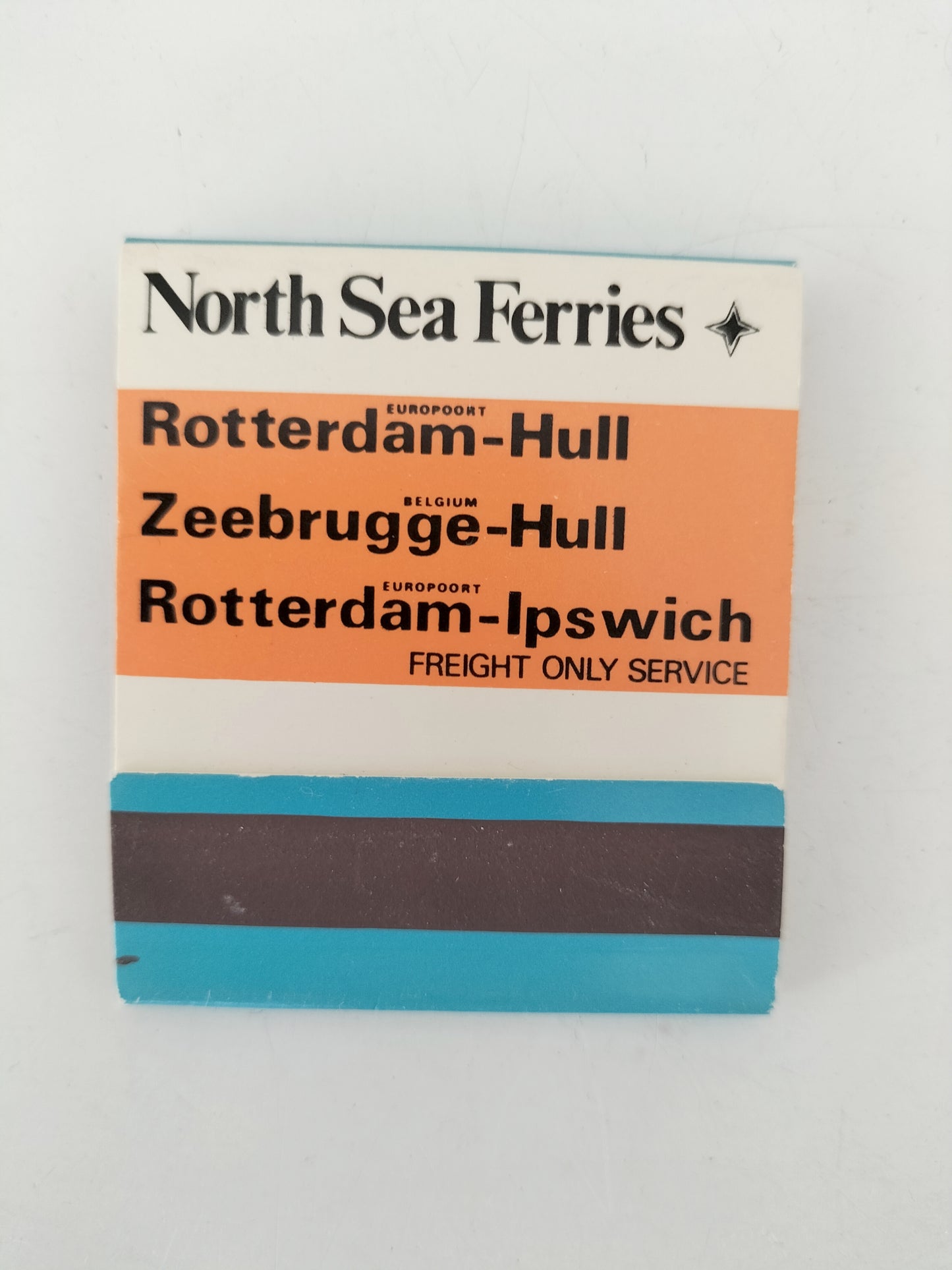 Ancienne boîte d'allumettes "smile" J.Wouters Bruxelles ou "Ferry Good" North Sea Ferries au choix